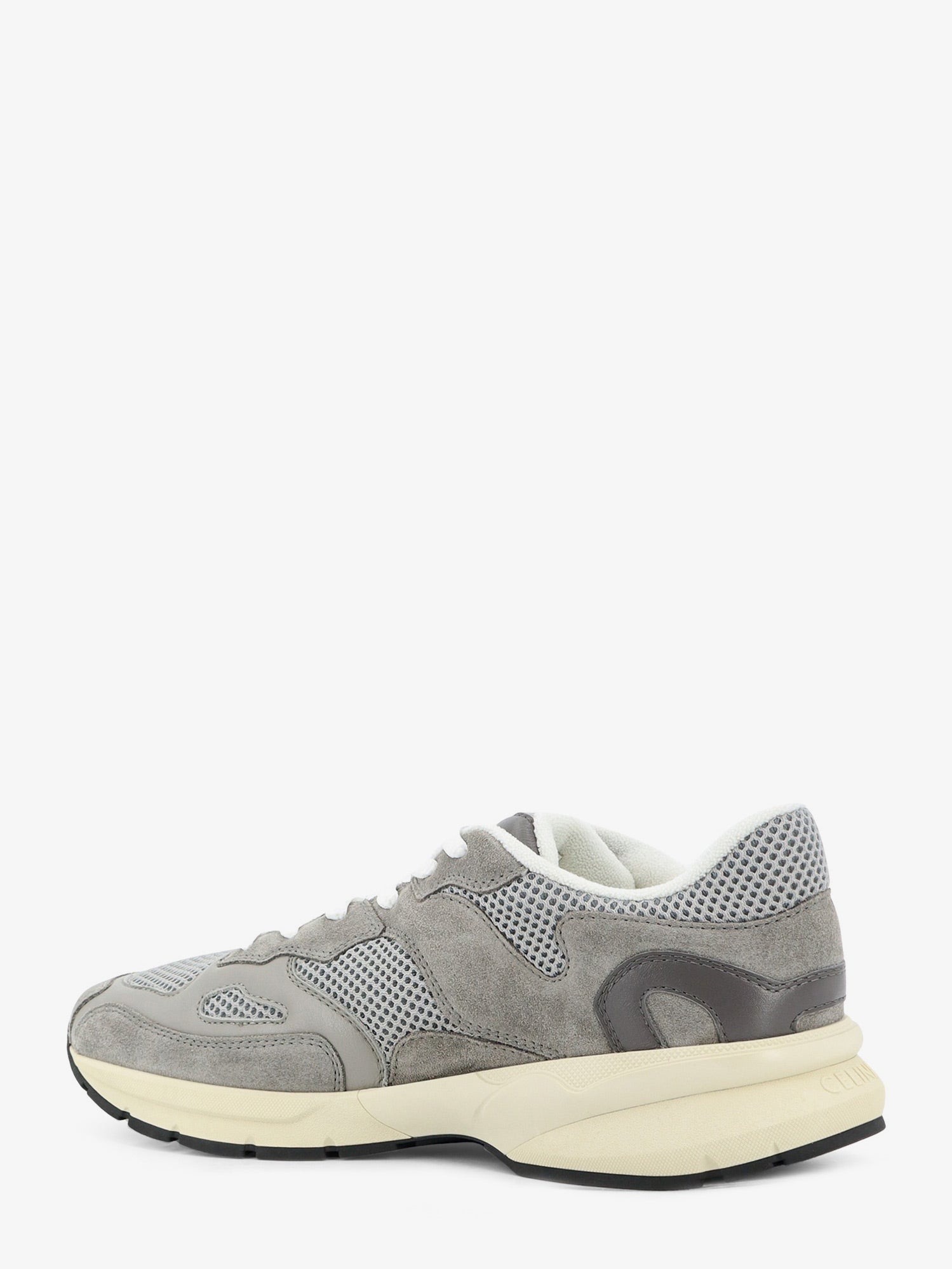 Celine Runner Mesh And Suede Sneakers With Side Logo