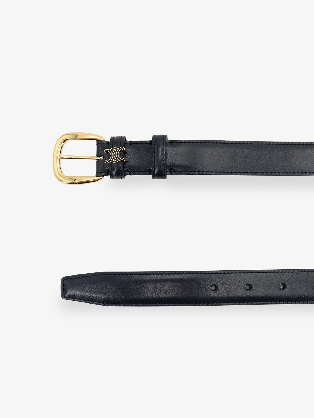 Celine Vivienne Leather Belt