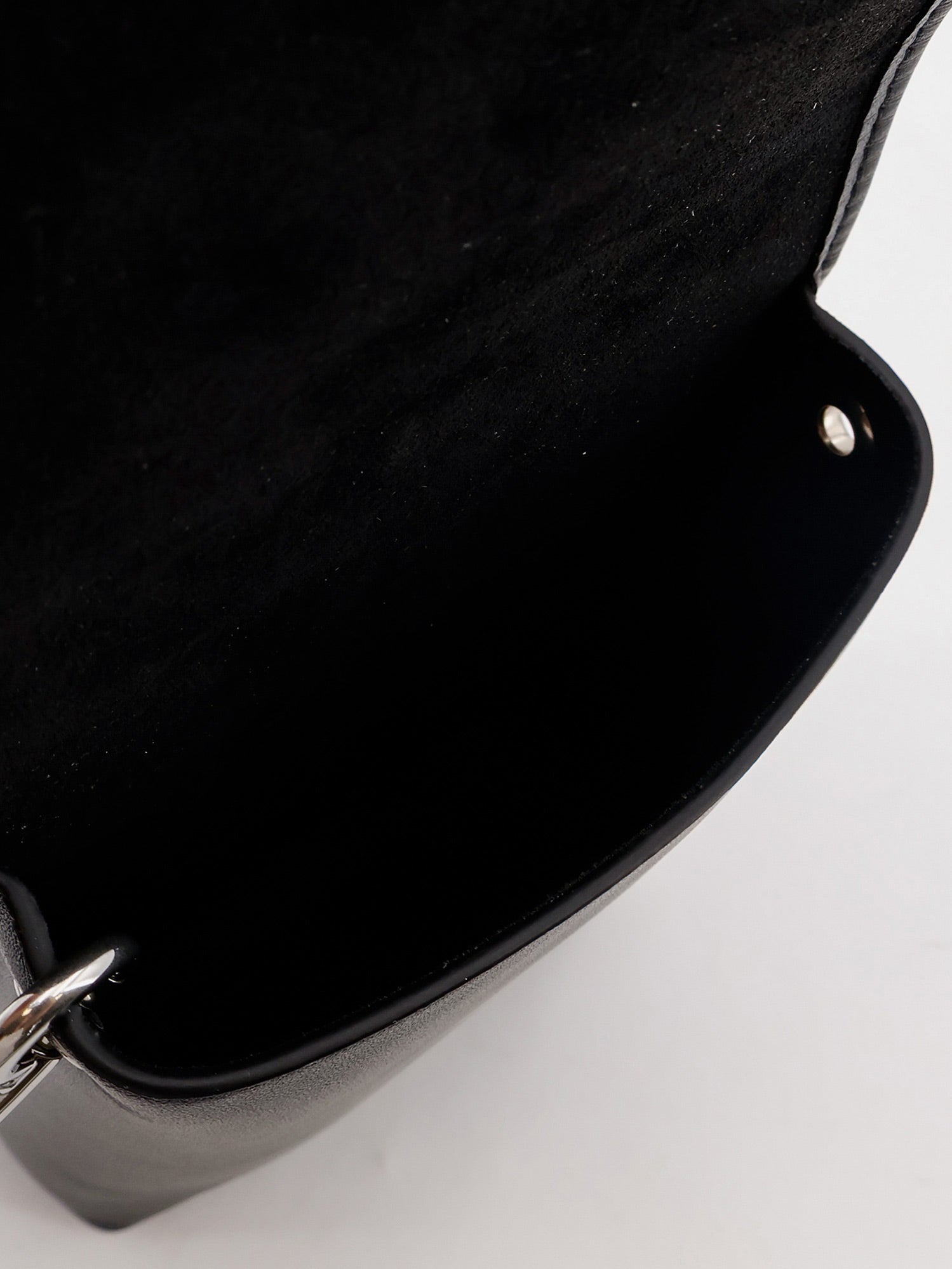 Celine Soft Triomphe Leather Shoulder Bag