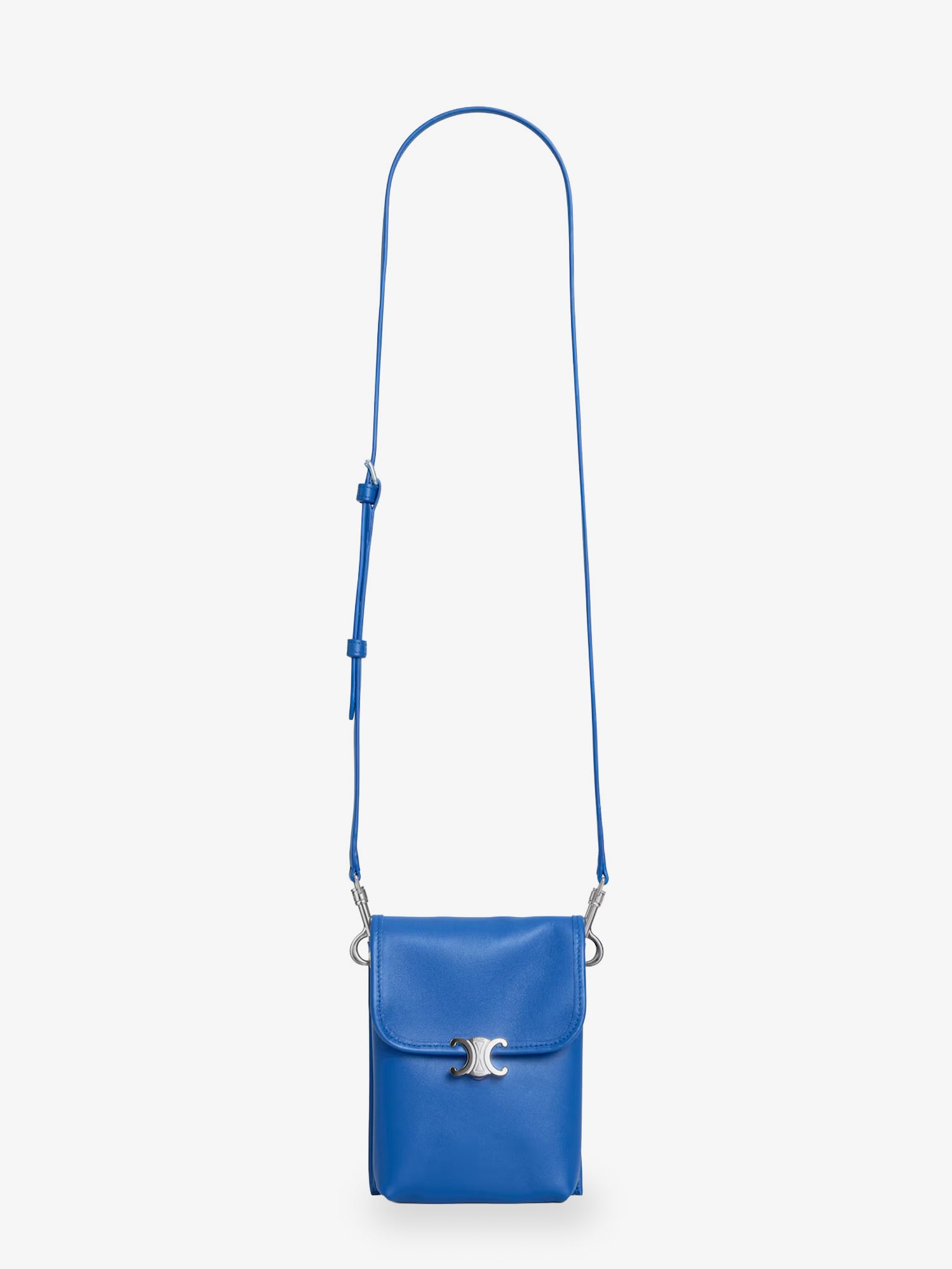 Celine Soft Triomphe Leather Shoulder Bag