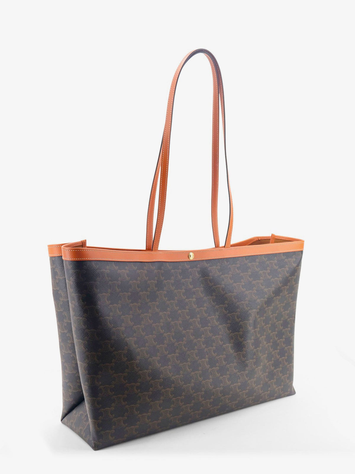 Celine Medium Cabas Triomphe Canvas Shoulder Bag