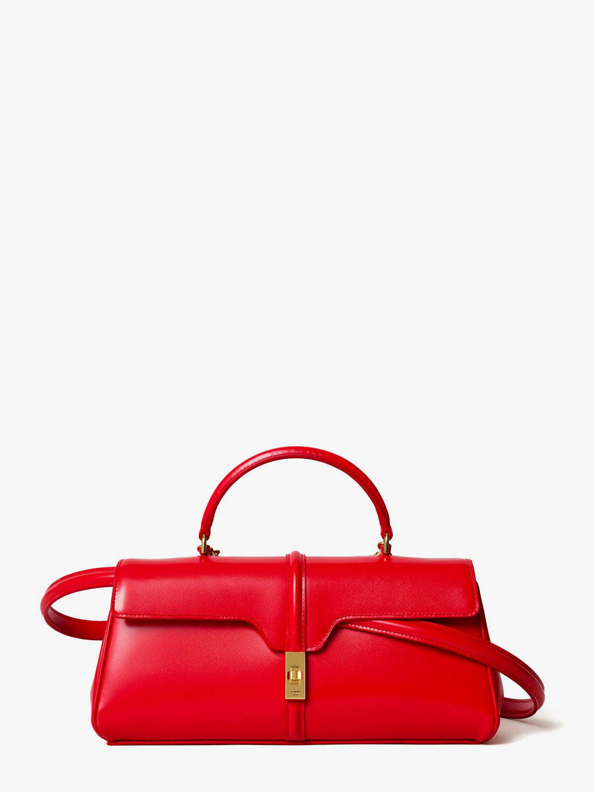 Celine 16 East-west Handbag In Satin Calfskin