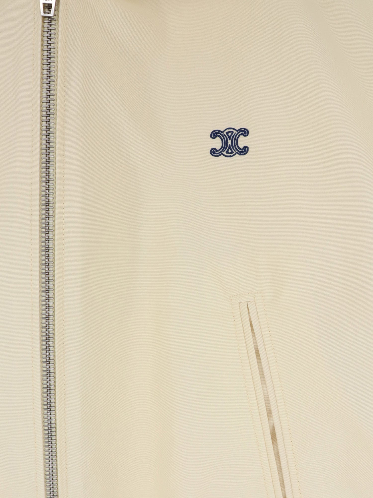 Celine Cotton Blend Jacket With Logo