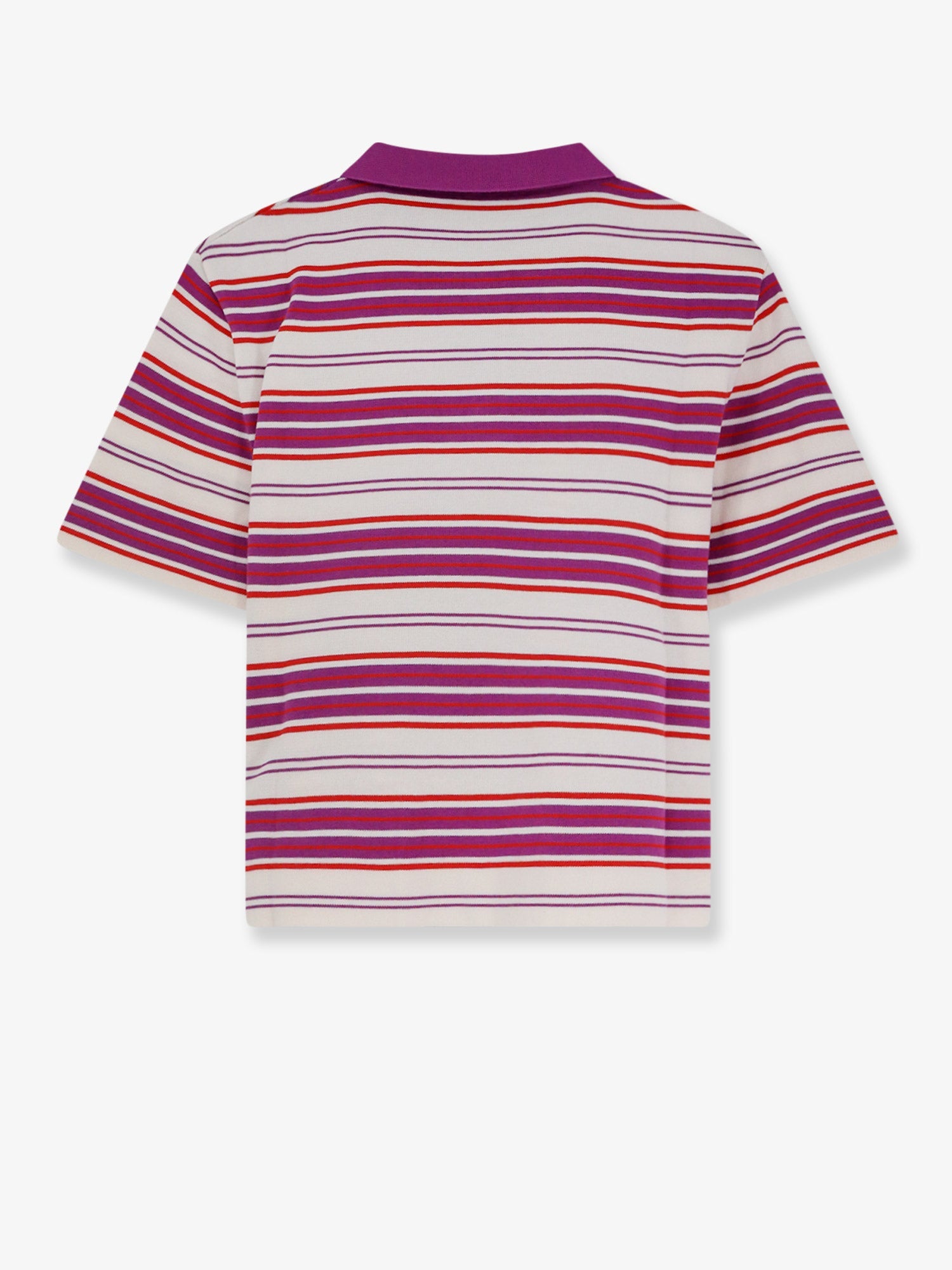 Celine Cotton Polo Shirt With Striped Pattern