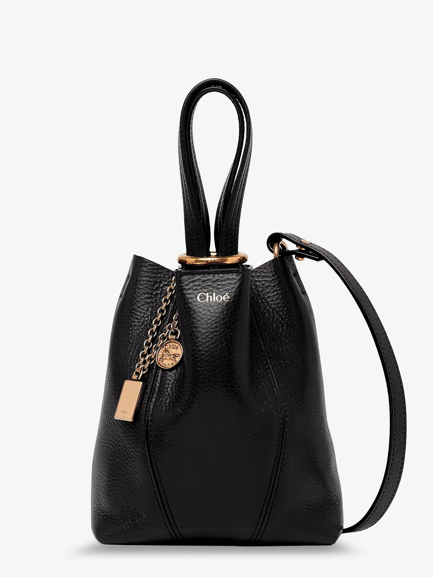 Chloé Chloé Spin Leather Crossbody Bag