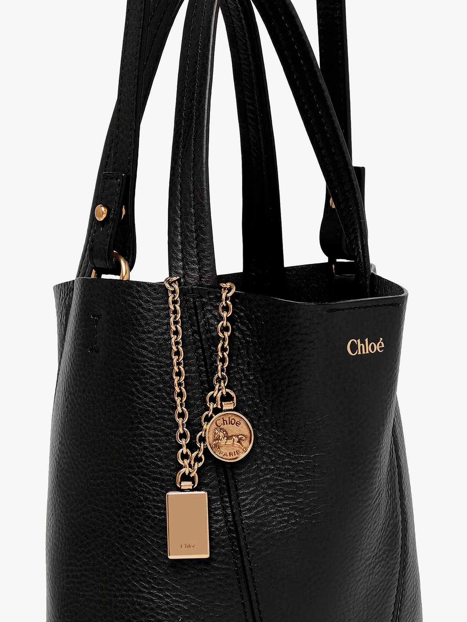 Chloé Chloé Spin Leather Crossbody Bag
