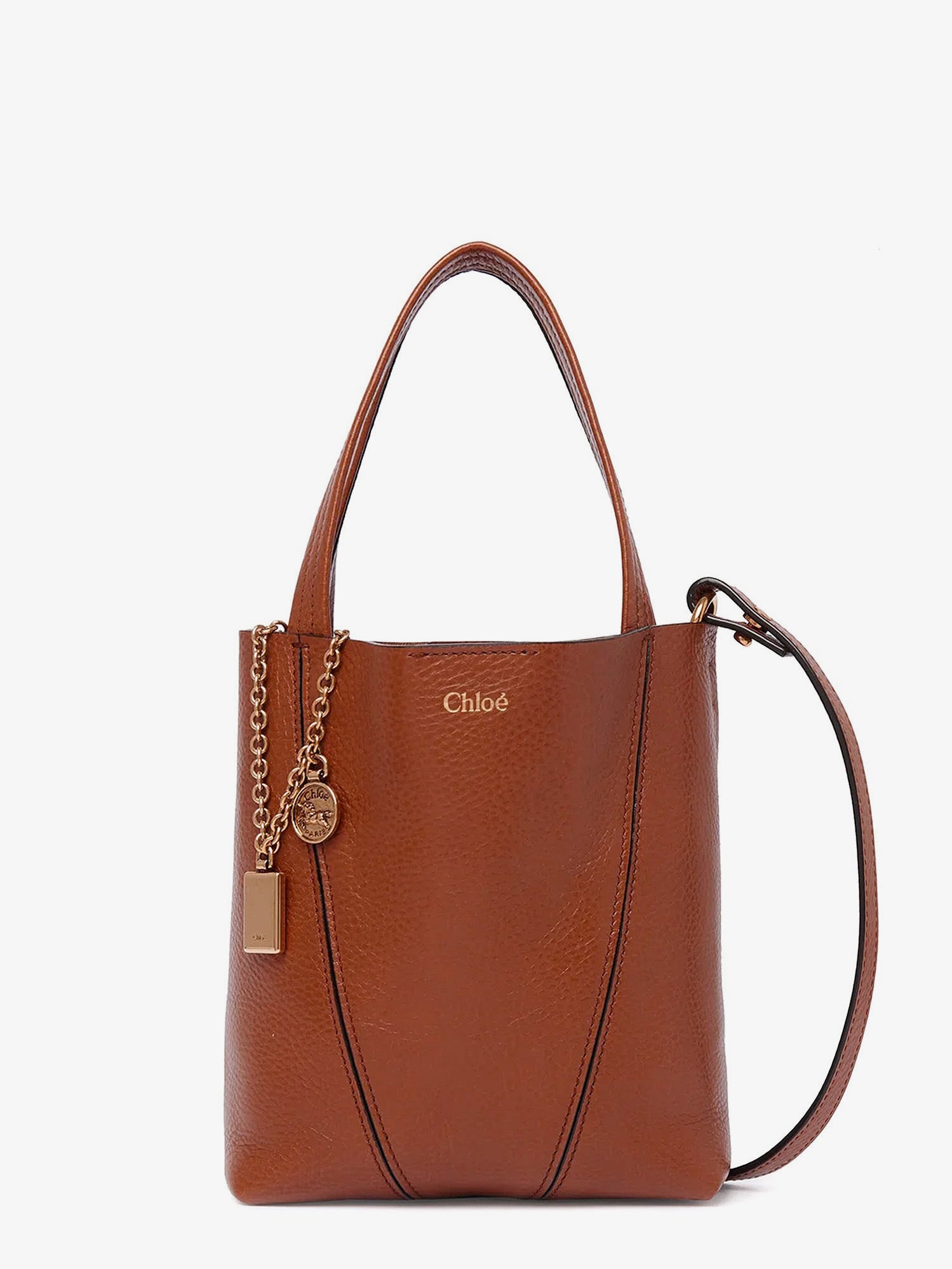 Chloé Chloé Spin Leather Crossbody Bag