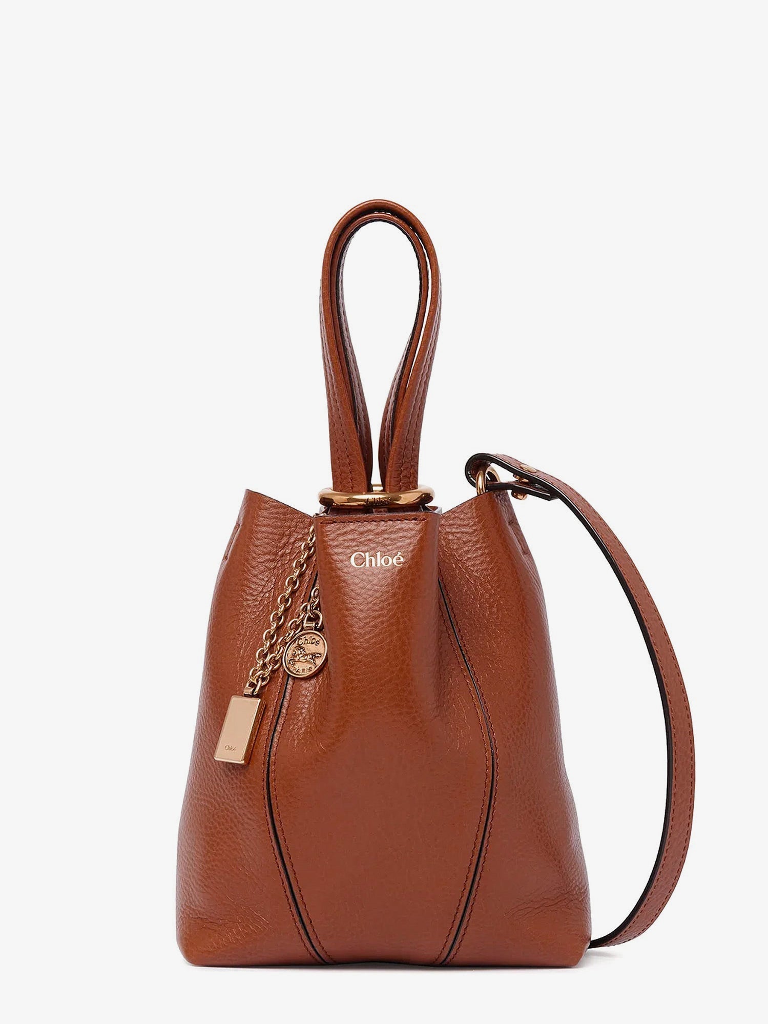 Chloé Chloé Spin Leather Crossbody Bag