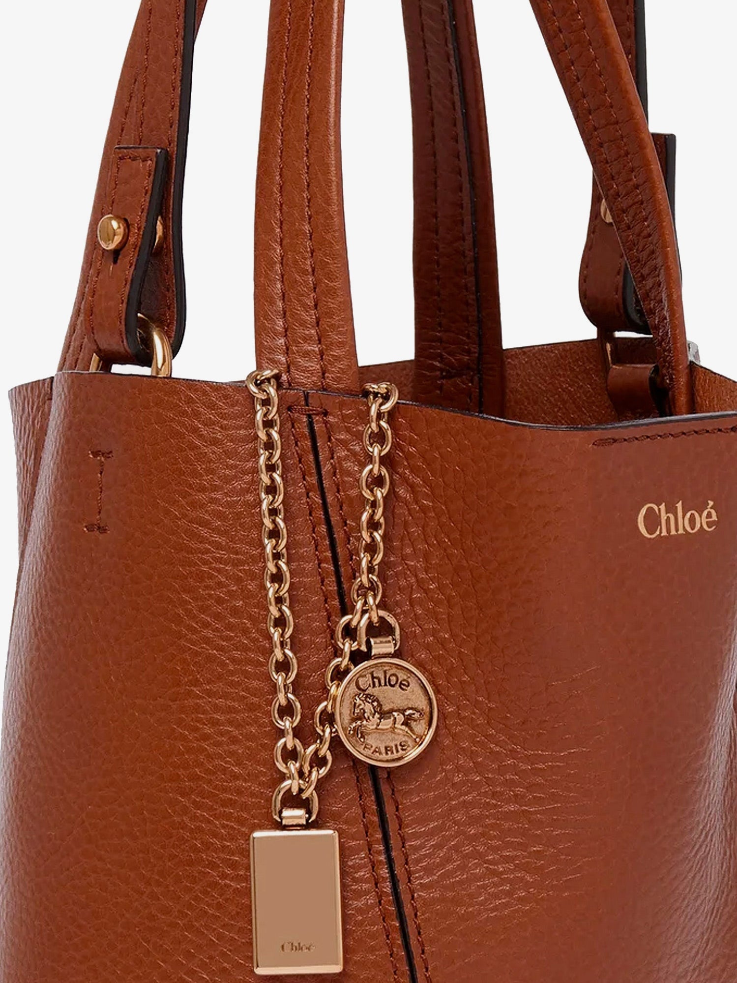 Chloé Chloé Spin Leather Crossbody Bag