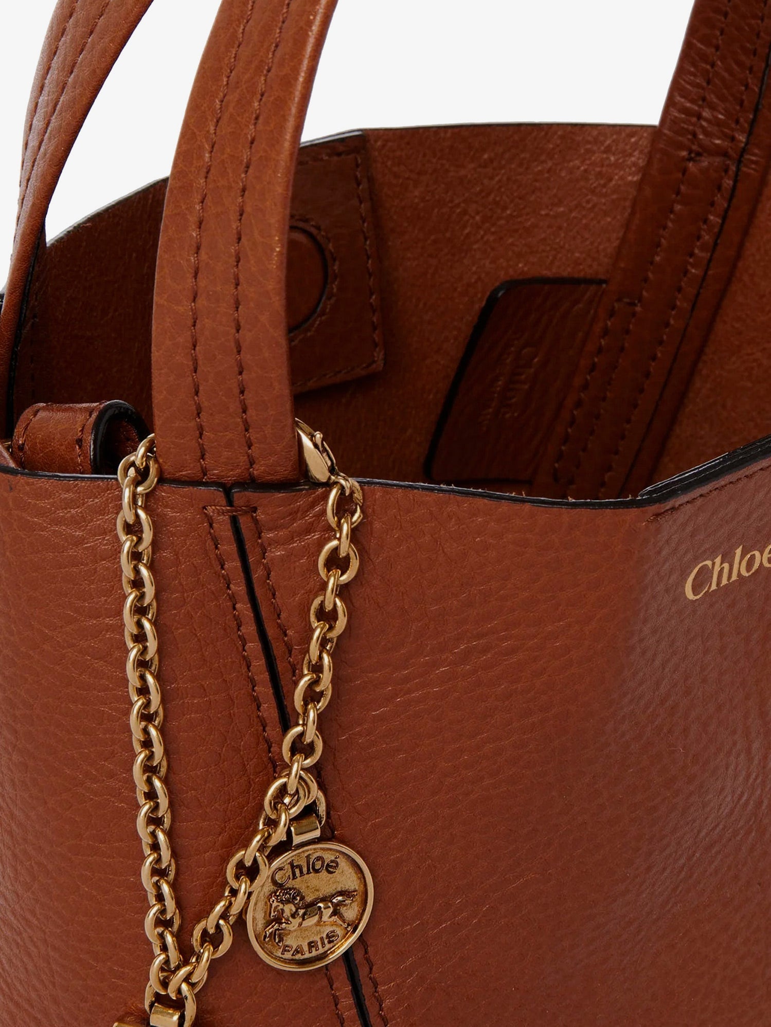 Chloé Chloé Spin Leather Crossbody Bag