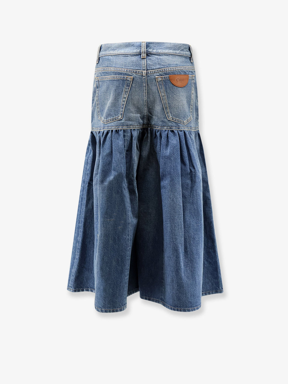 Chloé Lightweight Cotton Denim Fabric Skirt/trousers