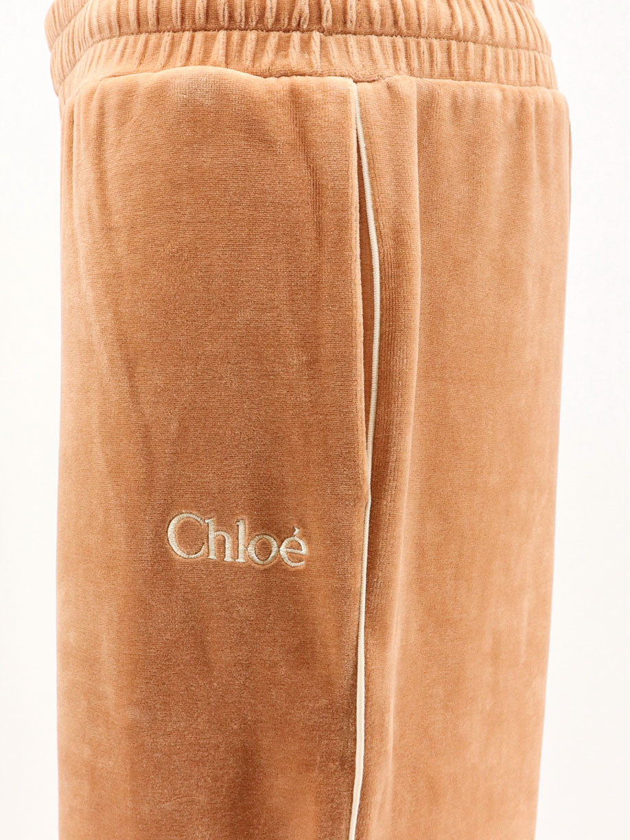Chloé Velvet Joggers Trousers