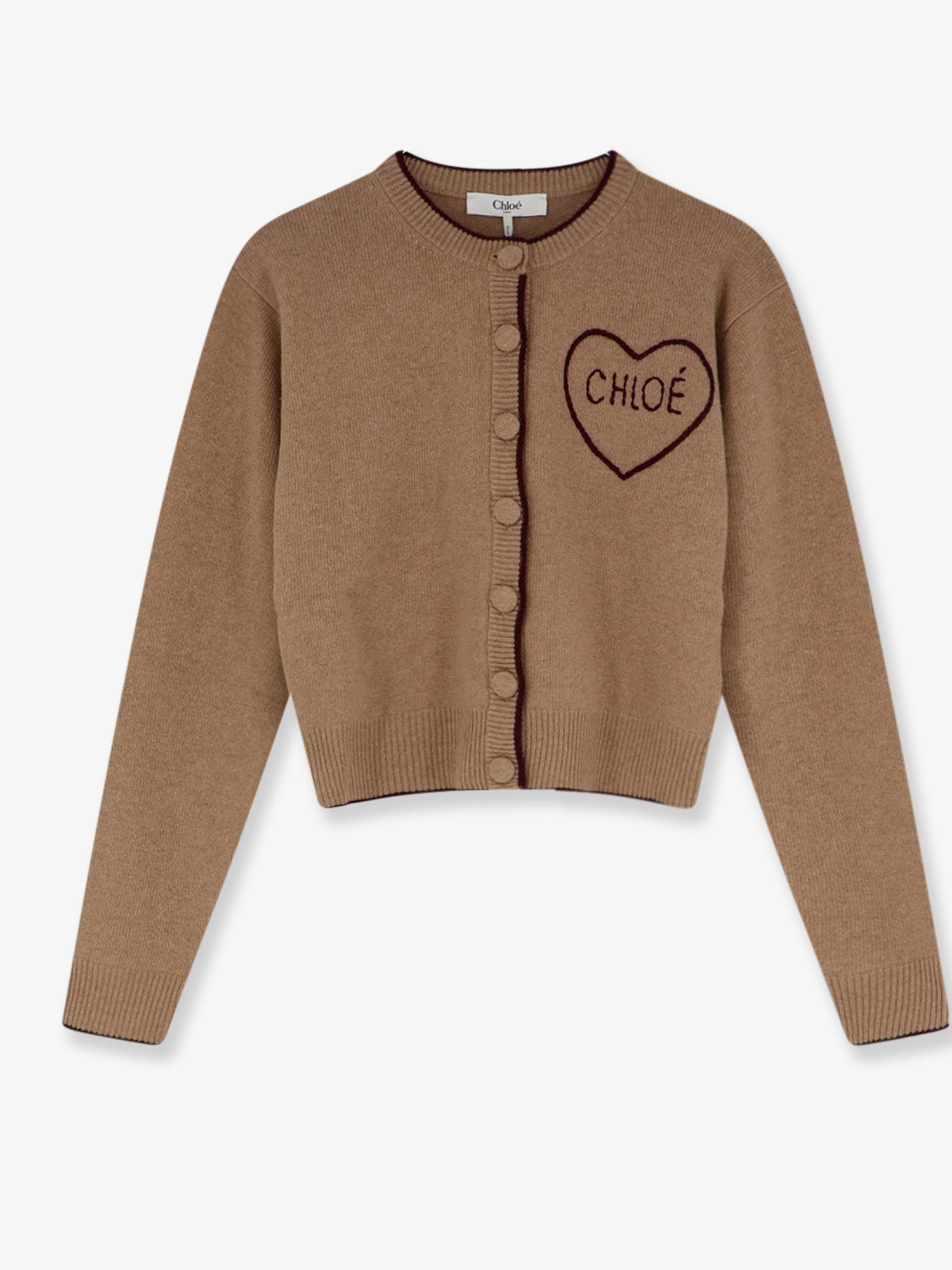 Chloé Wool And Cashmere Wool Cardigan
