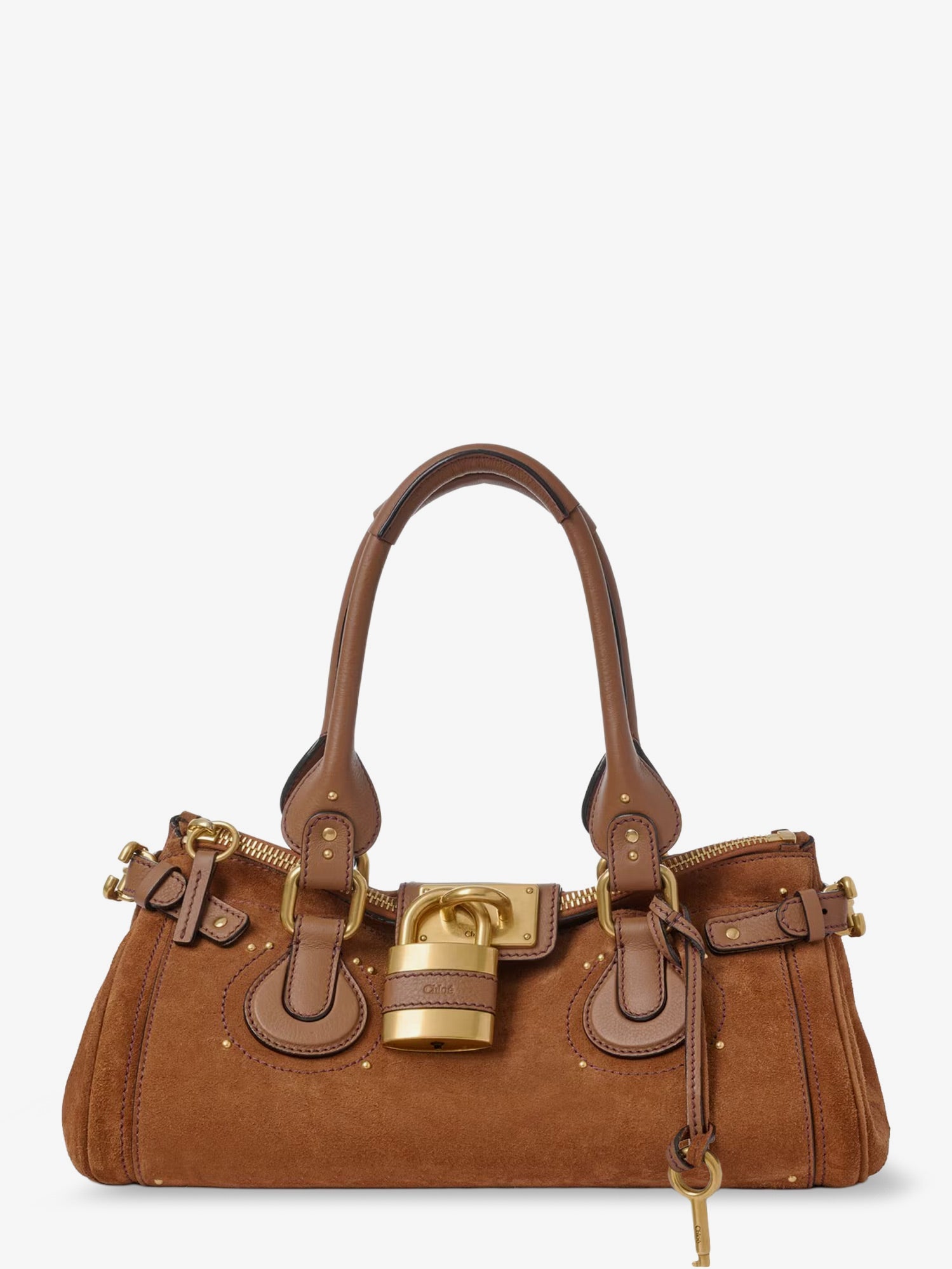 Chloé Paddington Suede Shoulder Bag