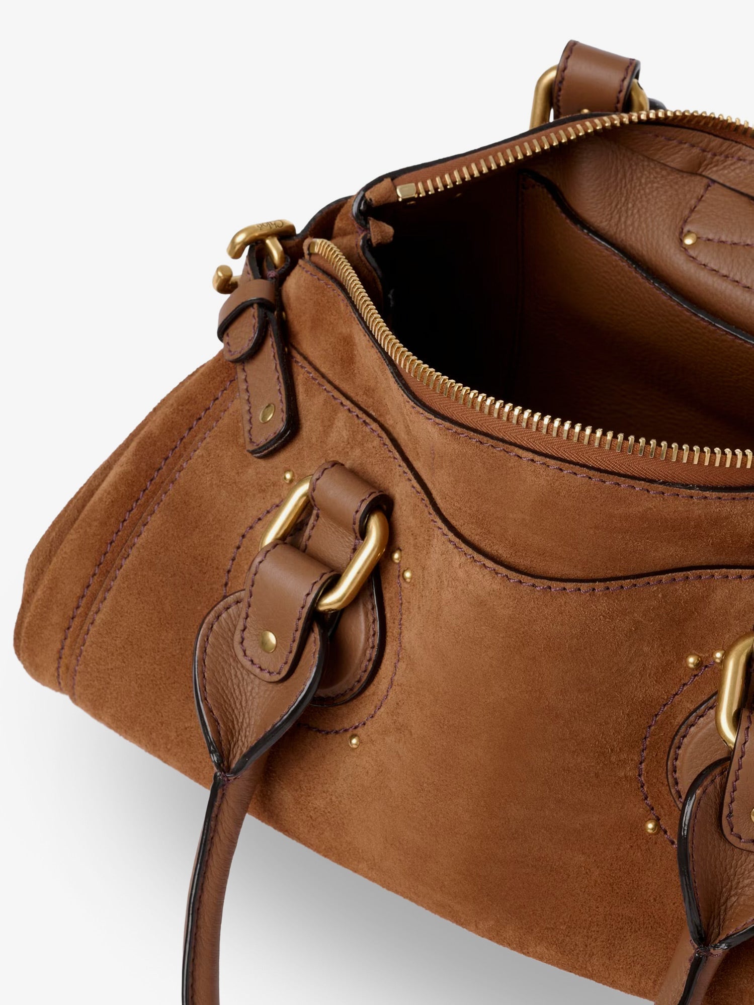 Chloé Paddington Suede Shoulder Bag