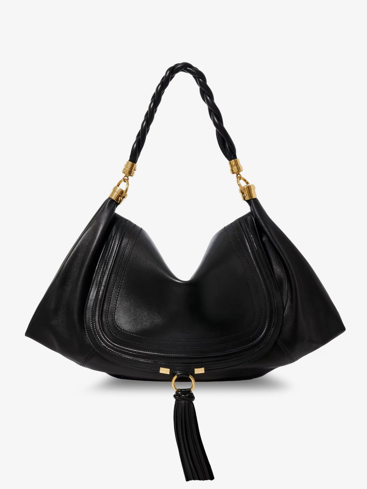 Chloé Marcie Foulard Leather Shoulder Bag
