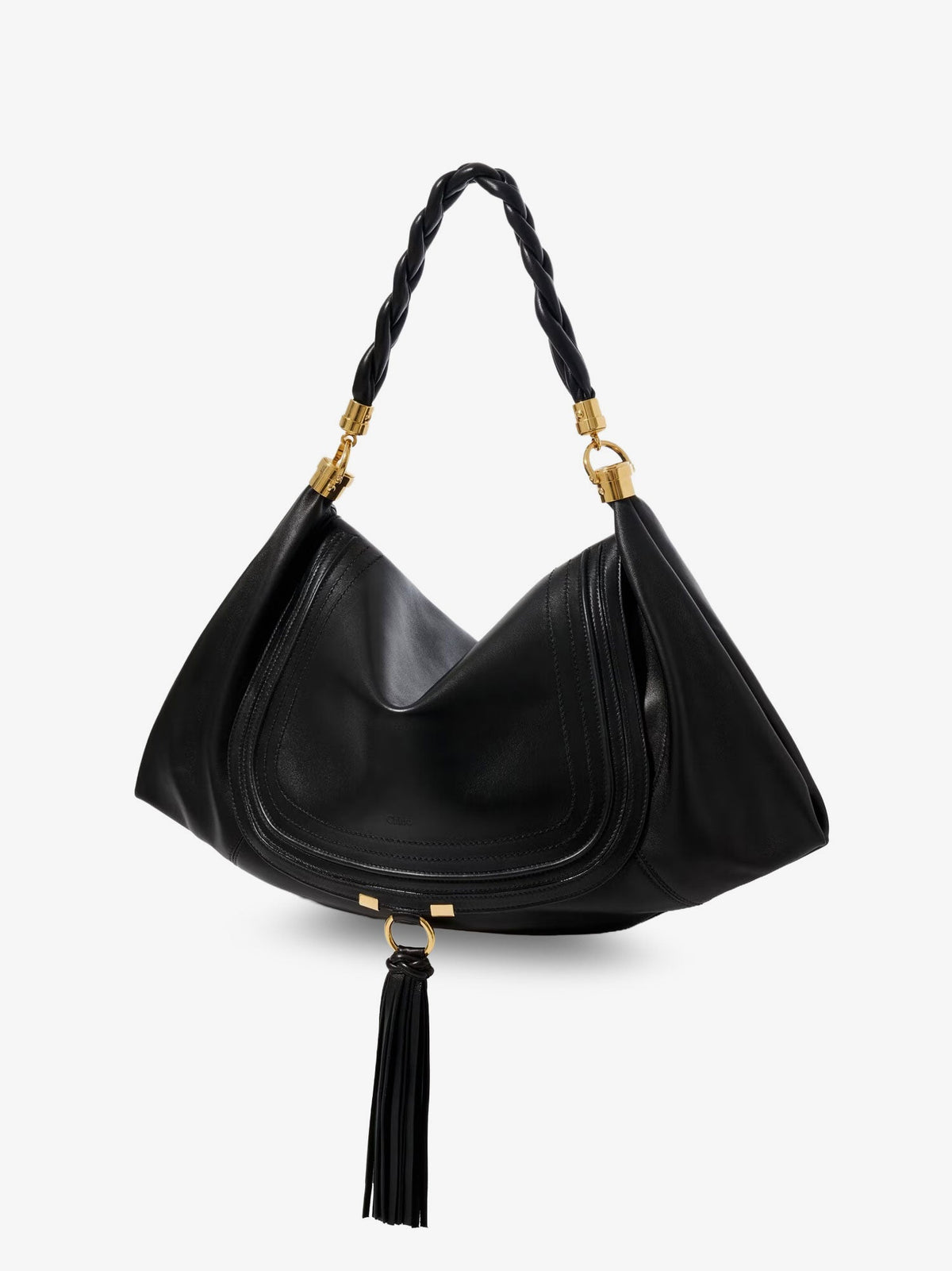 Chloé Marcie Foulard Leather Shoulder Bag