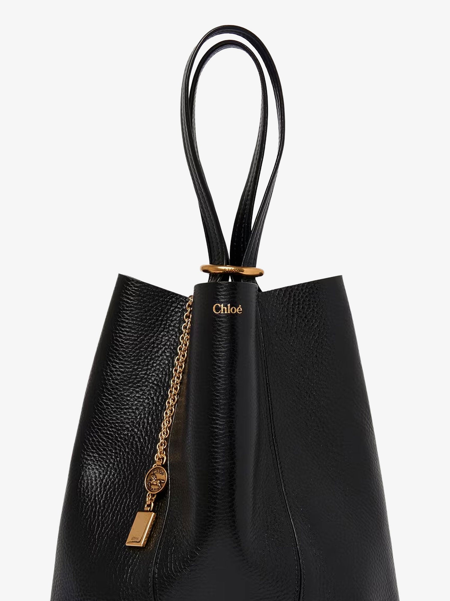 Chloé Chloé Spin Leather Shoulder Bag