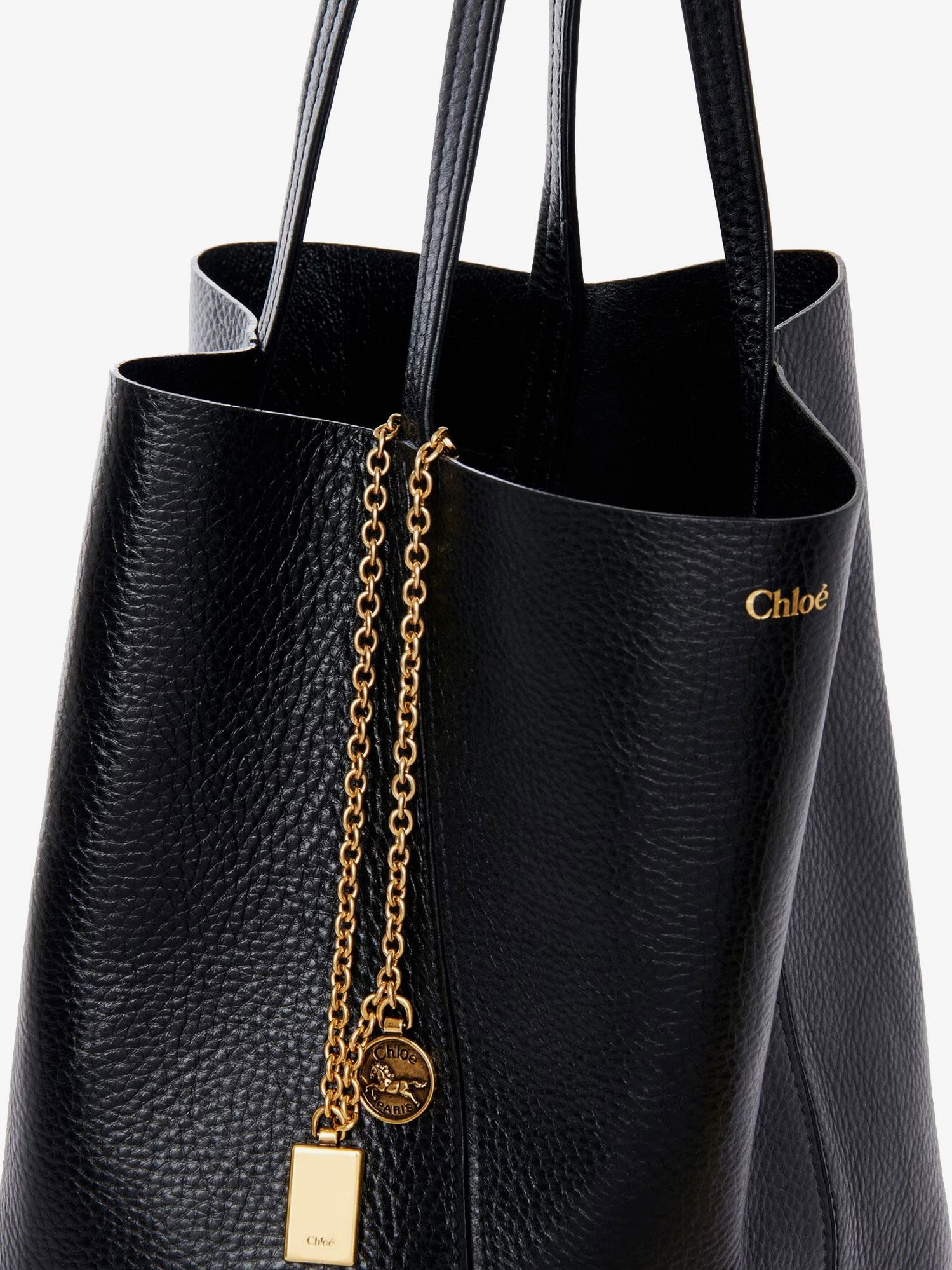 Chloé Chloé Spin Leather Shoulder Bag