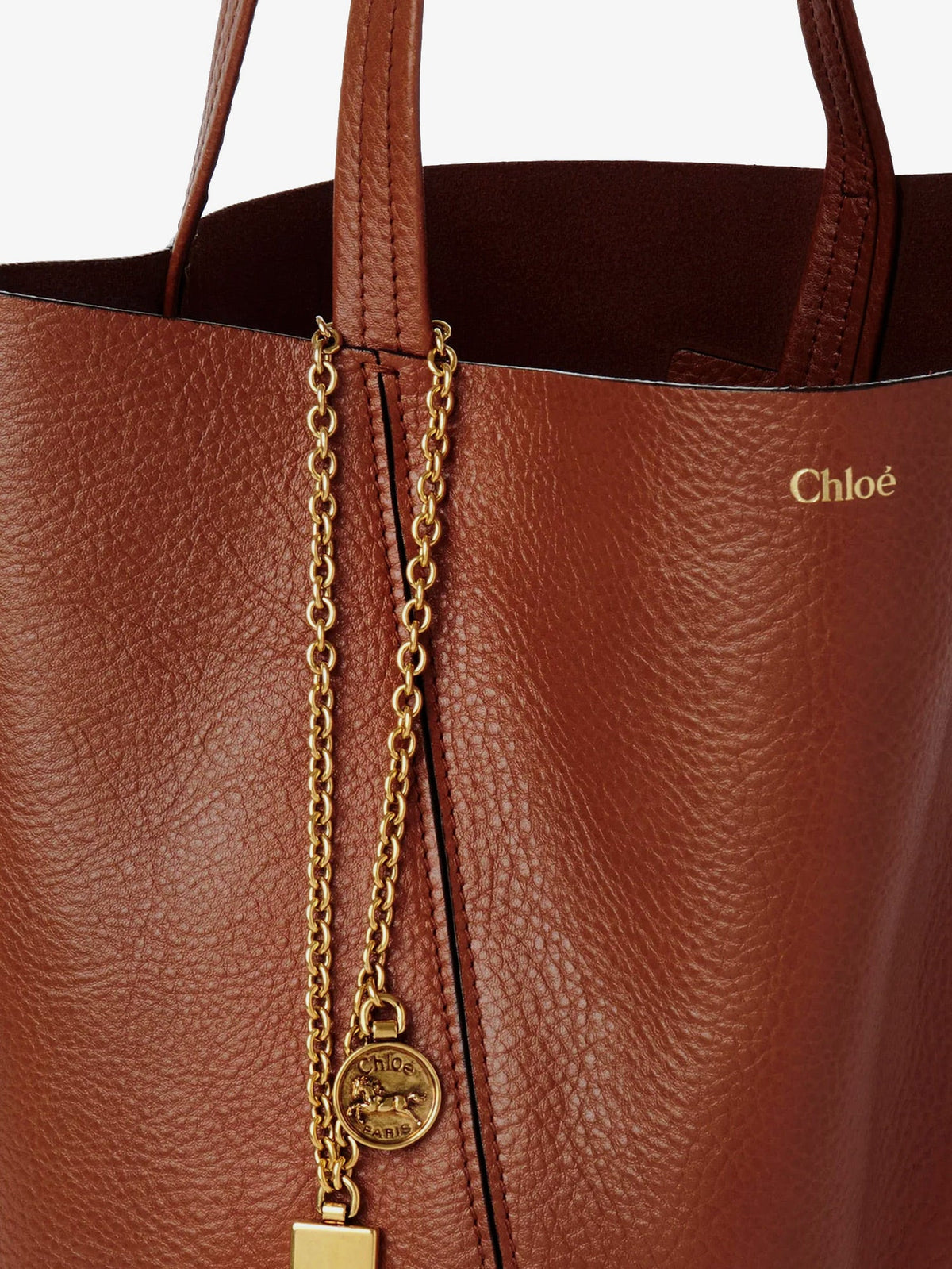 Chloé Chloé Spin Leather Shoulder Bag