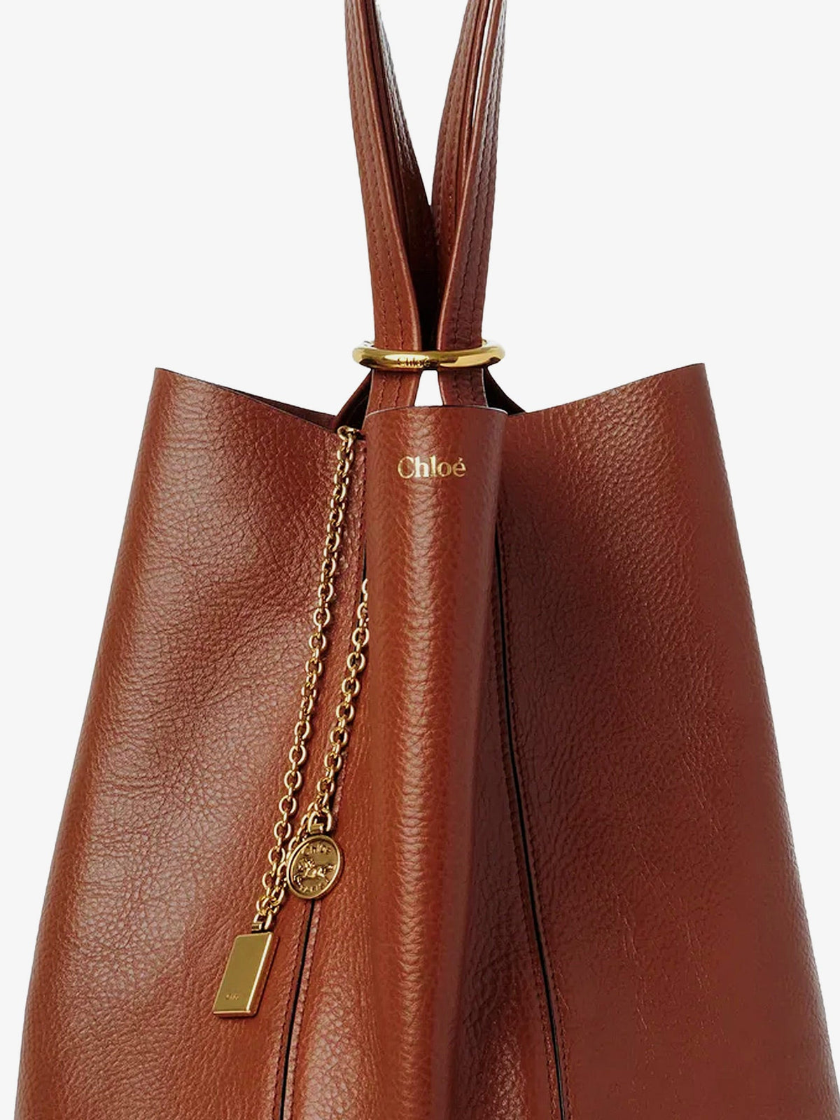 Chloé Chloé Spin Leather Shoulder Bag