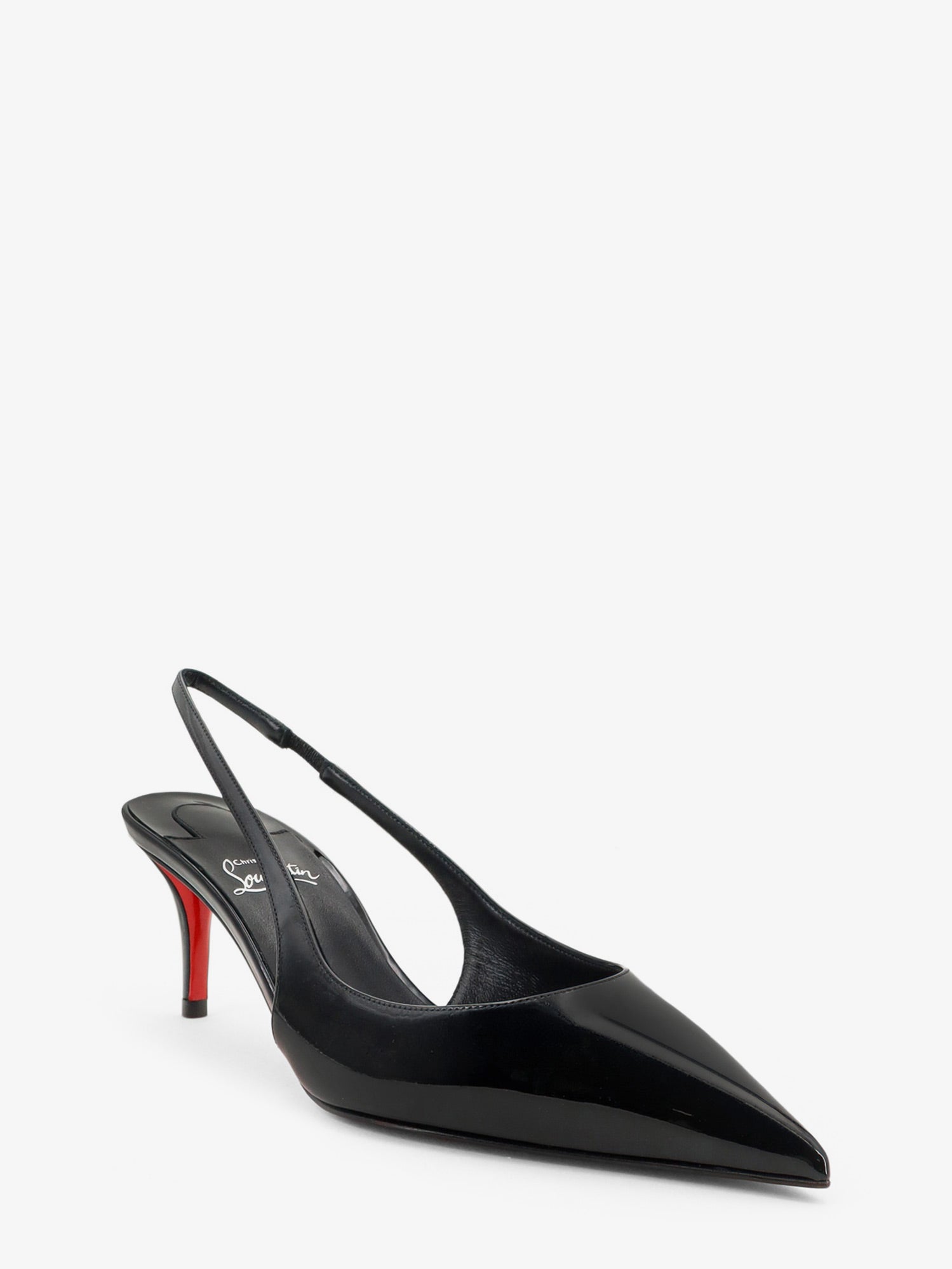 Christian Louboutin Miss Z Patent Leather Slingback Pumps