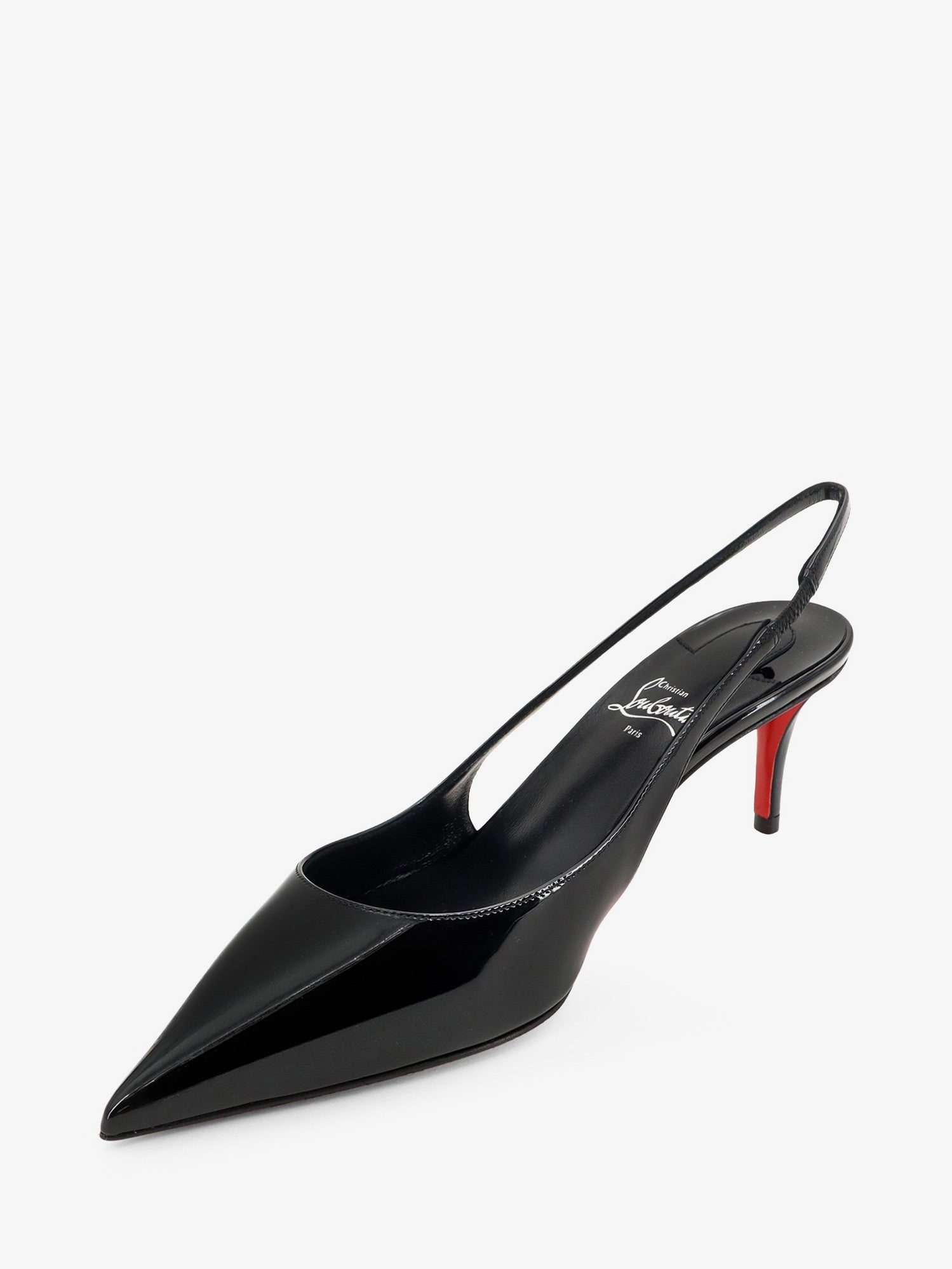 Christian Louboutin Miss Z Patent Leather Slingback Pumps