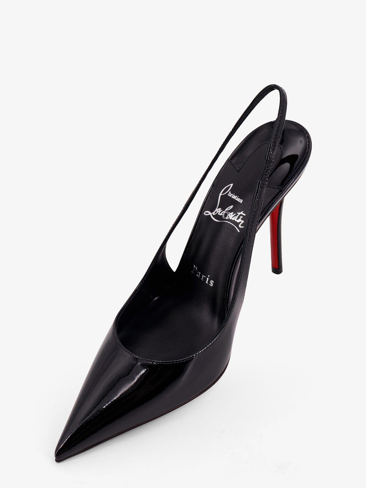 Christian Louboutin Miss Z Patent Leather Slingback Décolleté