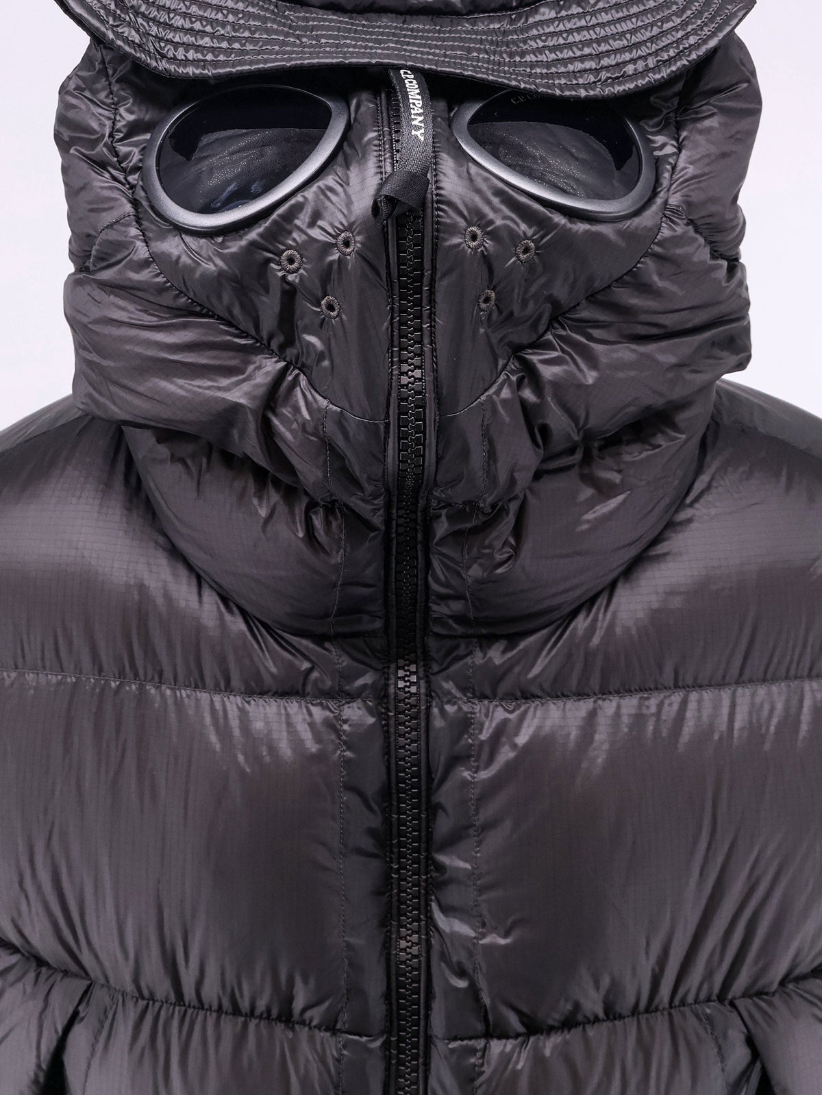 C.P. Company D.d. Shell Explorer Lens Down Jacket In 7-denier Matte Micro-ripstop Nylon