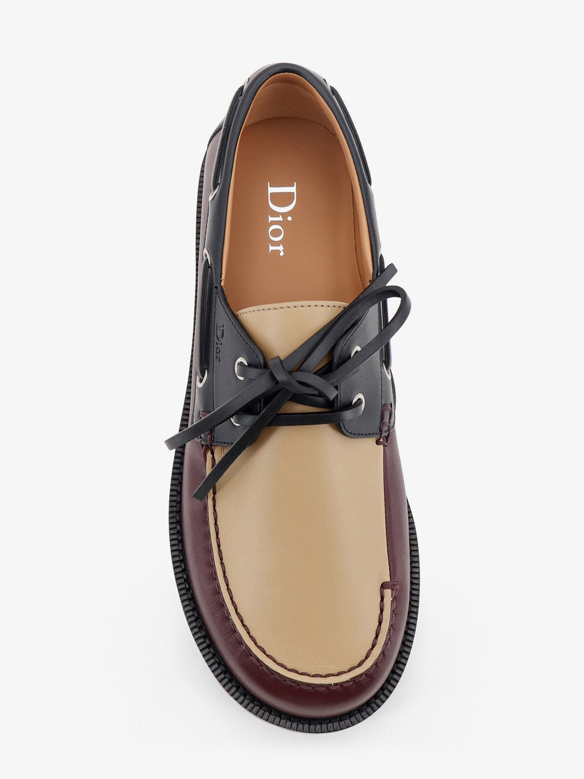 Dior Archie Lug Leather Moccasin