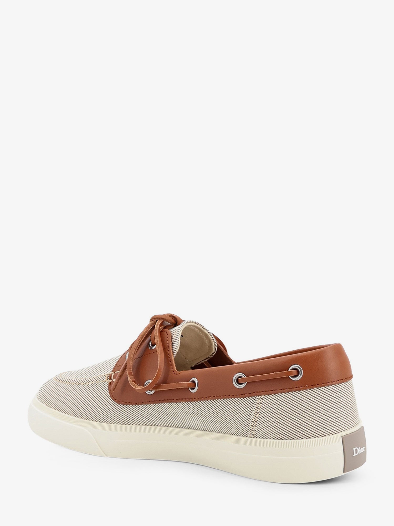 Dior Chester Dioriviera Canvas And Leather Loafers