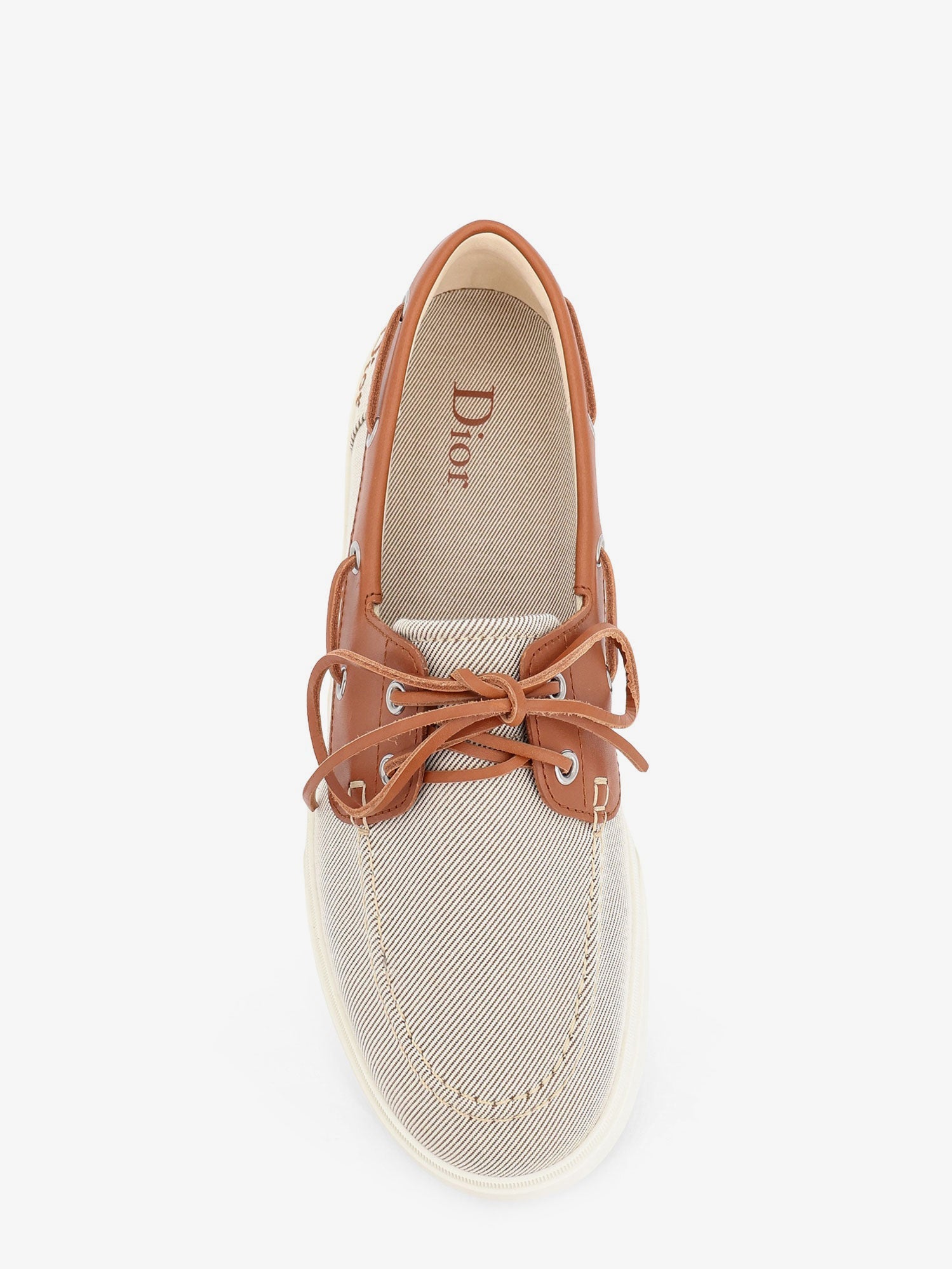 Dior Chester Dioriviera Canvas And Leather Loafers