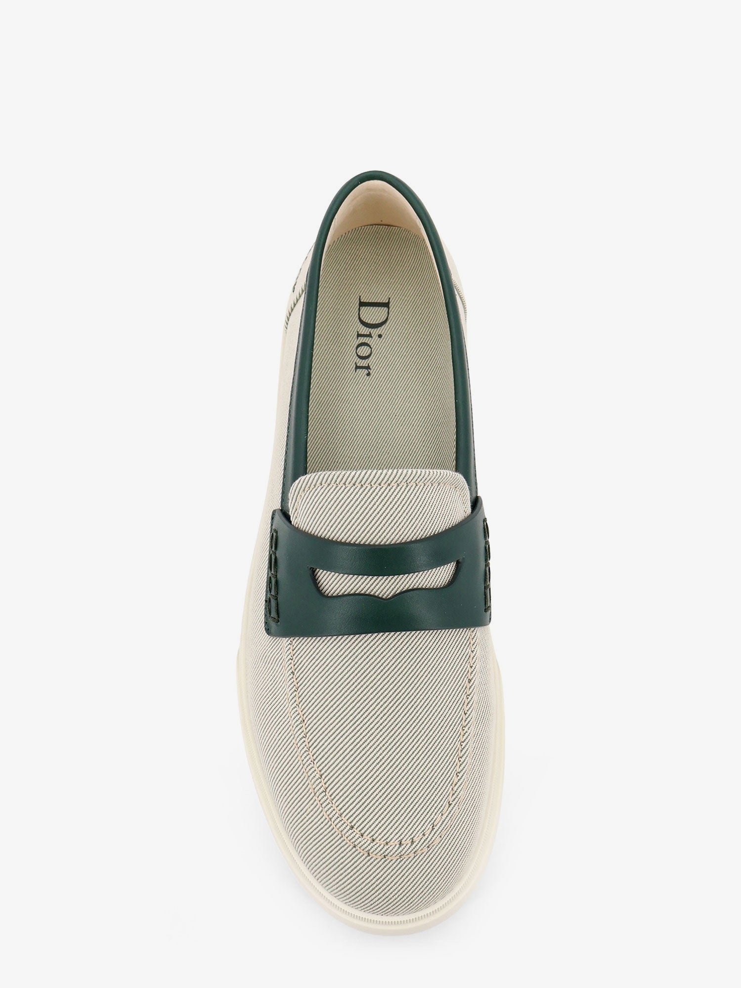 Dior Chester Dioriviera Canvas And Leather Loafers