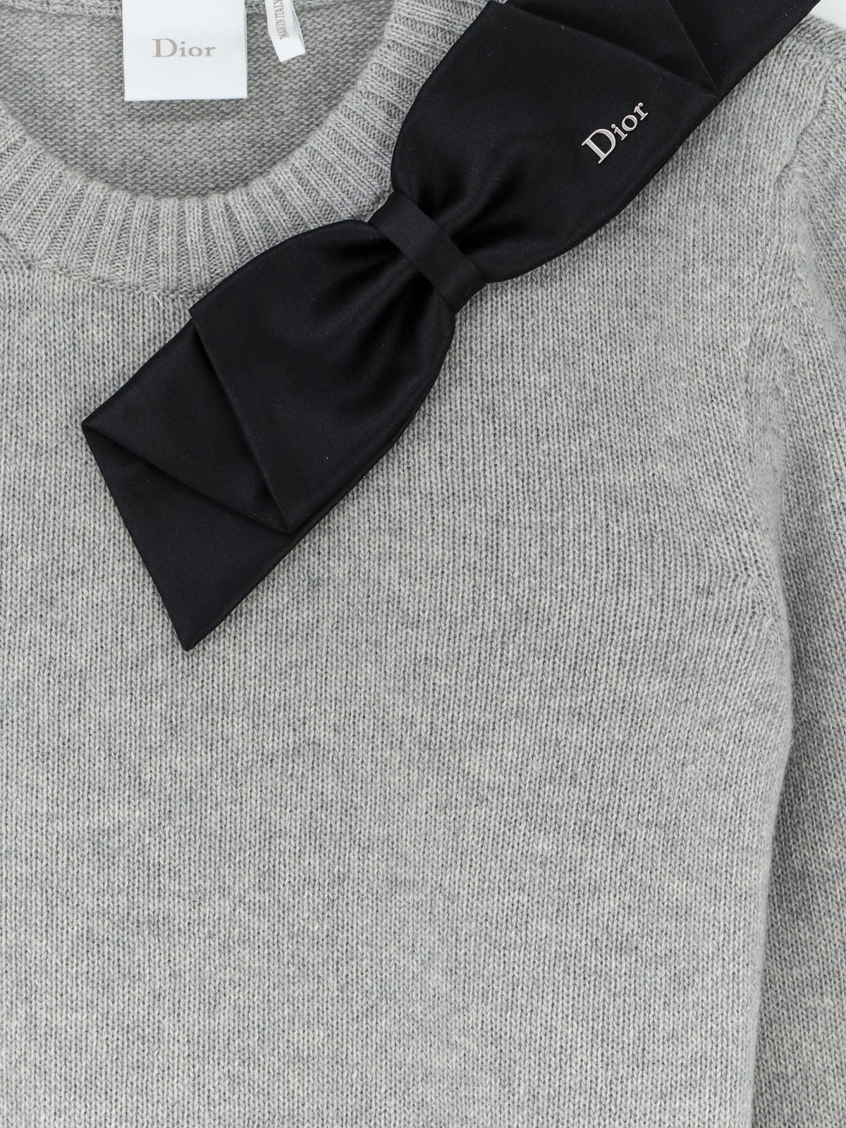 Dior Wool And Cashmere Sweater With Bow