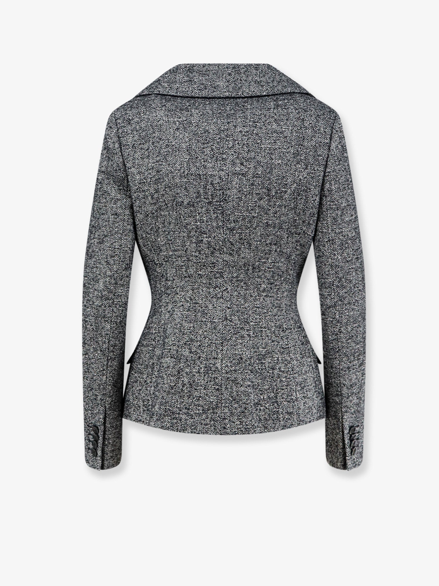 Dior Bouclette Chevron Blazer