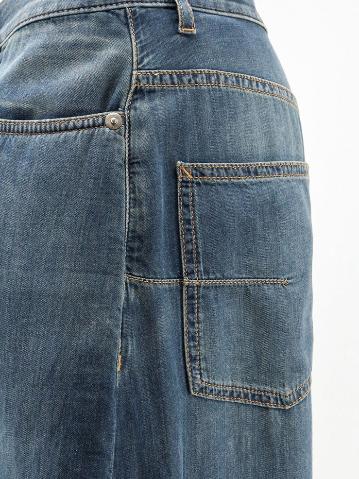 Dior Light Denim Jeans With Vintage Effect