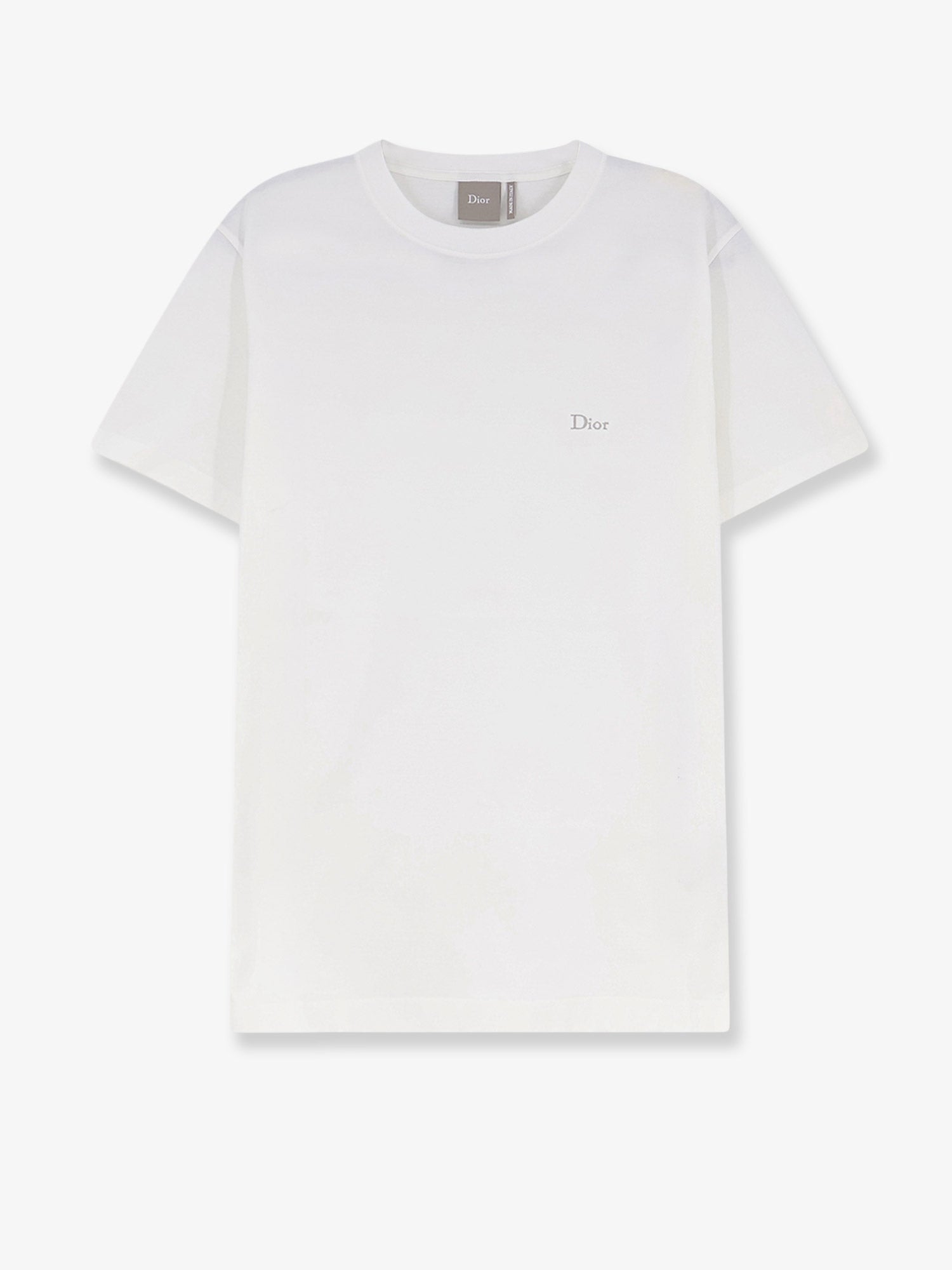 Dior Cotton T-shirt With Logo Embroidery