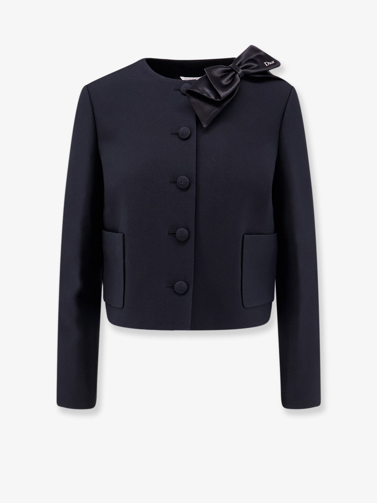 Dior Structured Wool And Silk Tailored Blazer