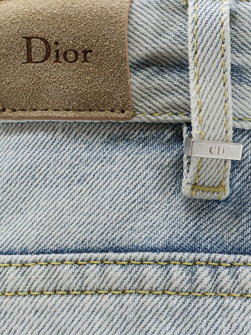 Dior Blue Denim Loose Jeans