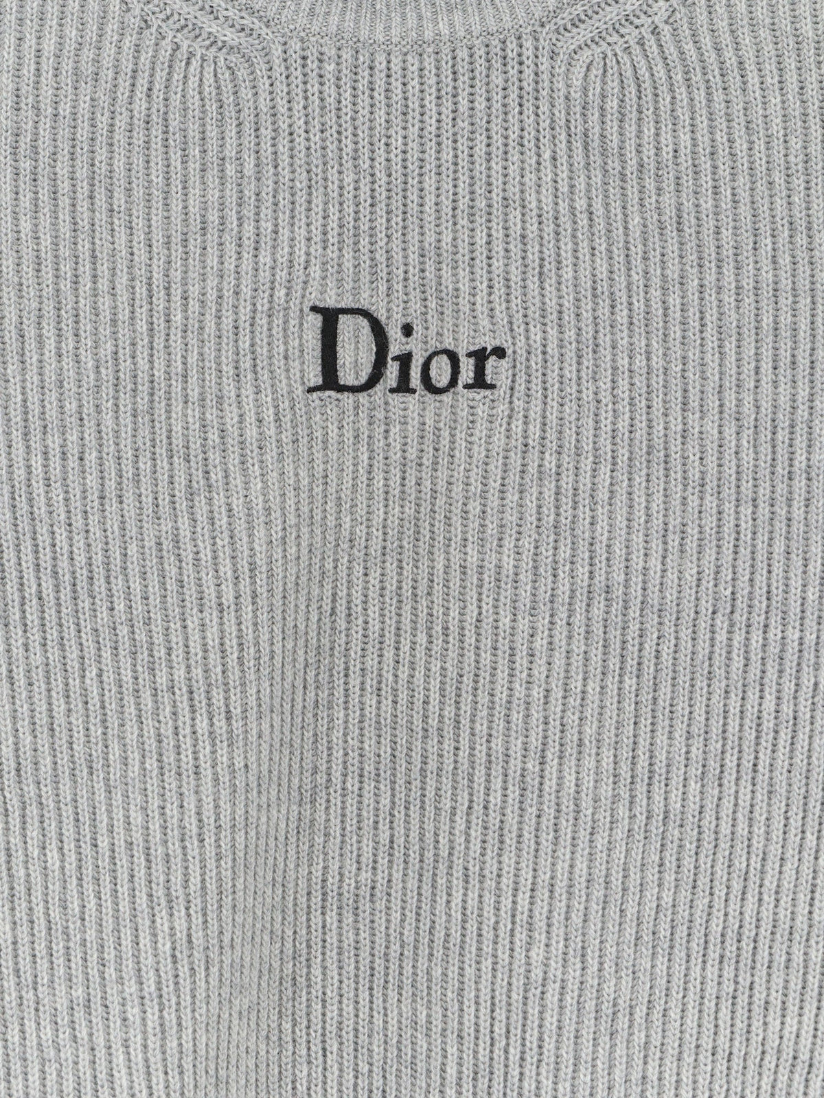 Dior Ribbed Wool And Cashmere Blend Sweater