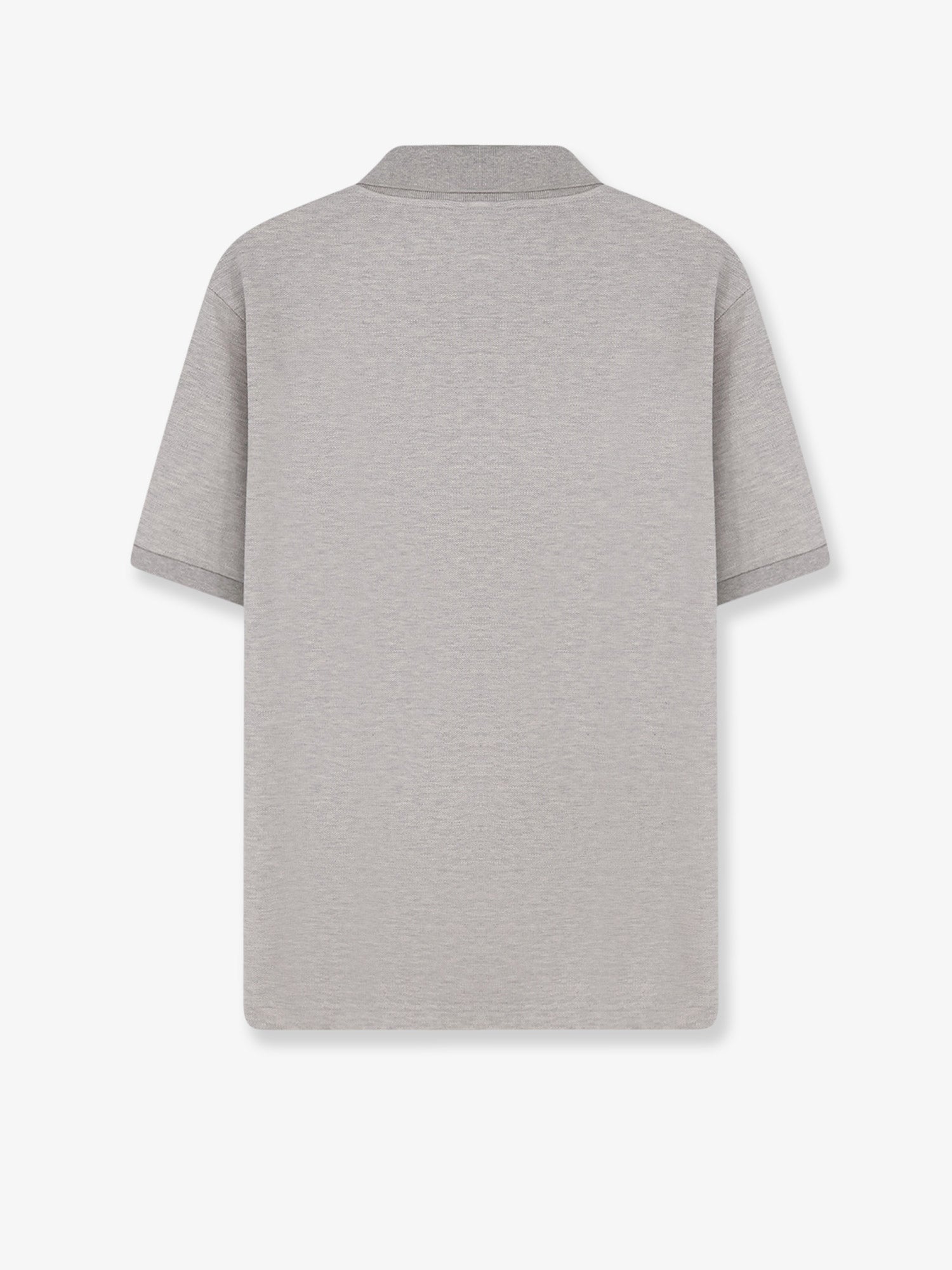 Dior Cotton And Silk Polo Shirt With Logo Embroidery