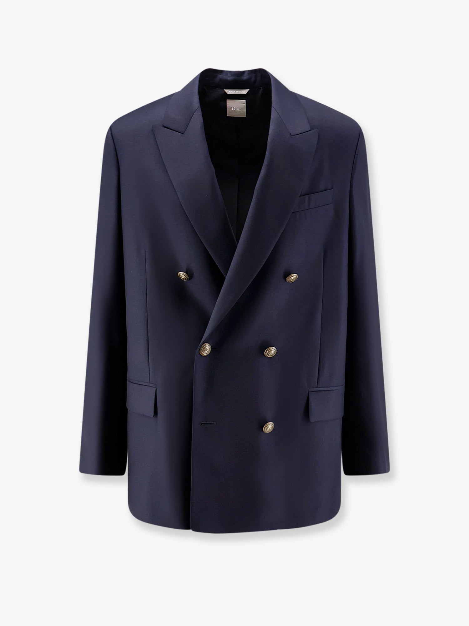 Dior Double-breasted Virgin Wool Blazer