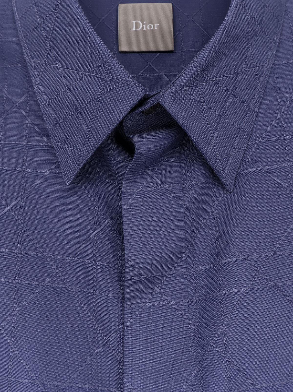 Dior Cannage Silk And Lyocell Shirt