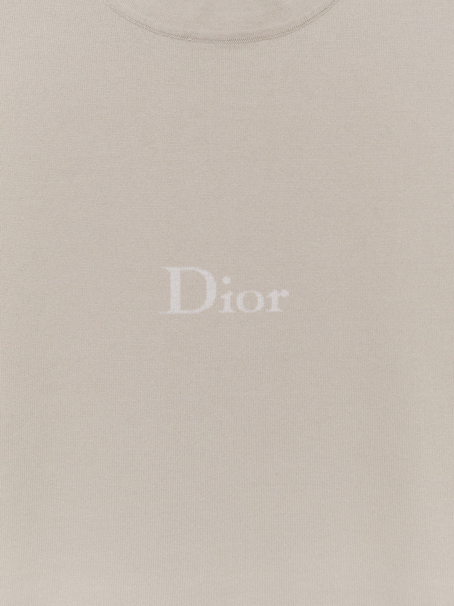 Dior Cotton T-shirt With Lettering Logo