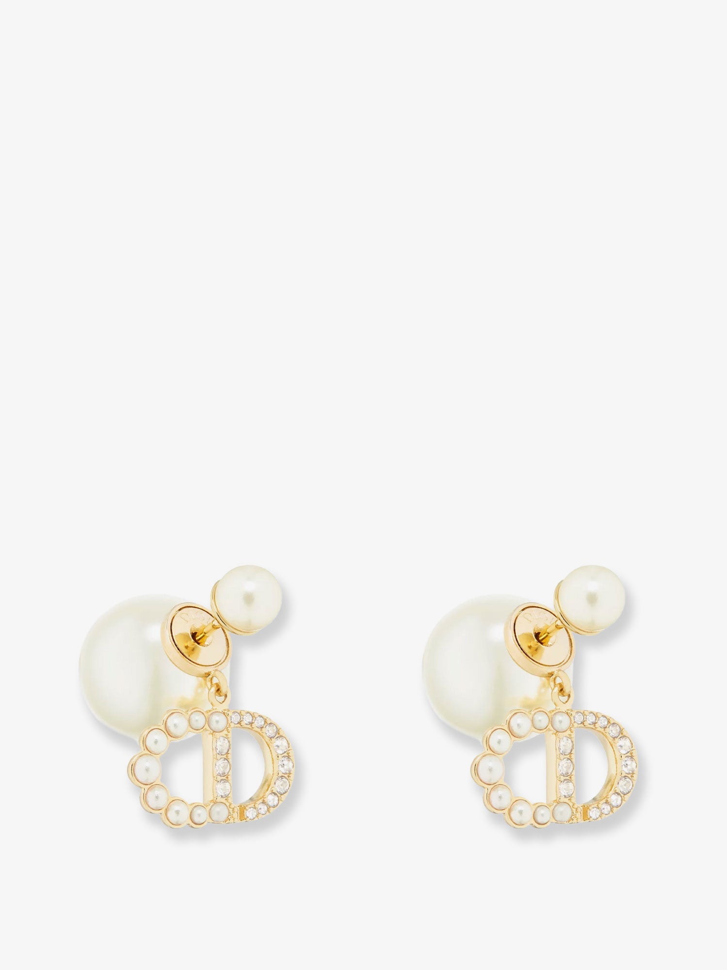 Dior Dior Tribales Metal Earrings With Gold Finish Metal