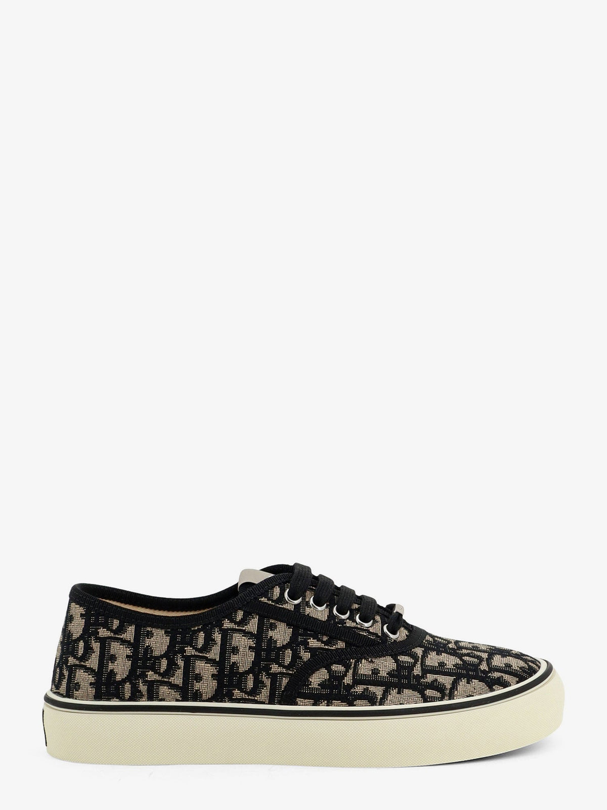 Dior Dior Saltwind Cotton Sneakers With Dior Oblique Embroidery