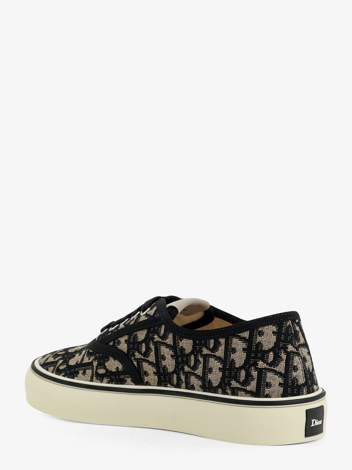 Dior Dior Saltwind Cotton Sneakers With Dior Oblique Embroidery