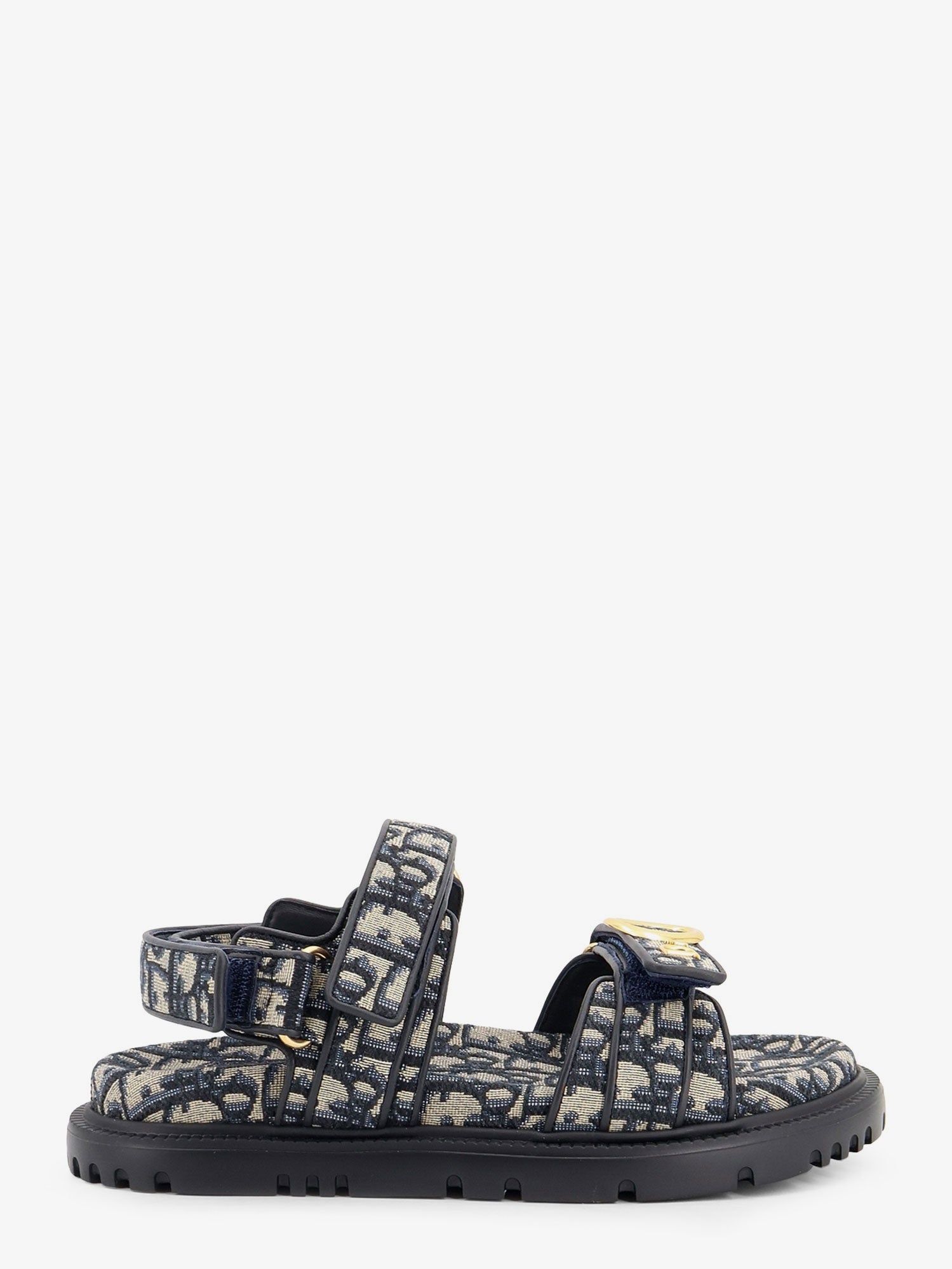 Dior Dior Oblique Jacquard Fabric Sandals