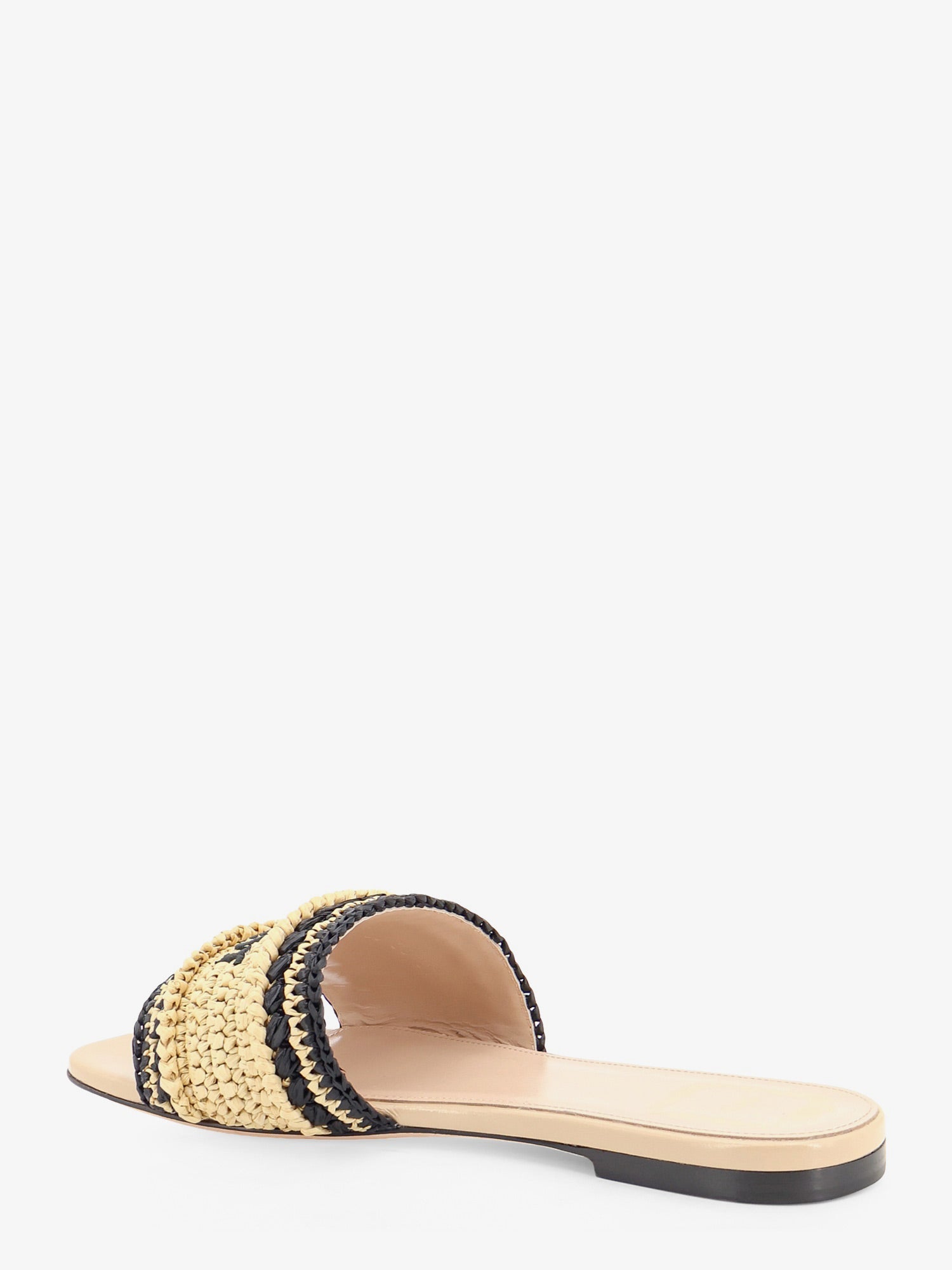 Dior Dior Woven Dioriviera Technical Fabric And Crochet Raffia Sandals