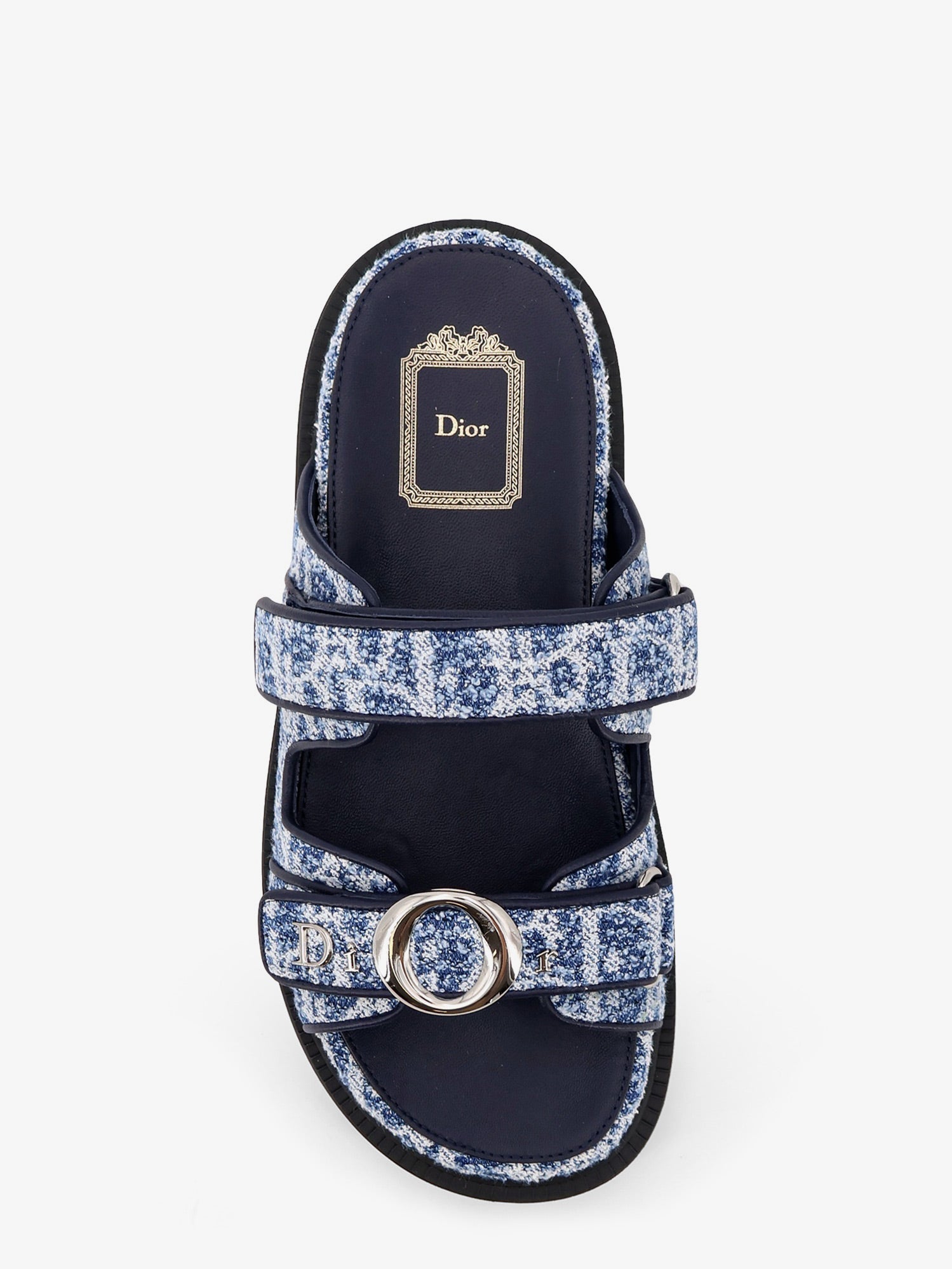 Dior Mydior Dioriviera Denim Sandals